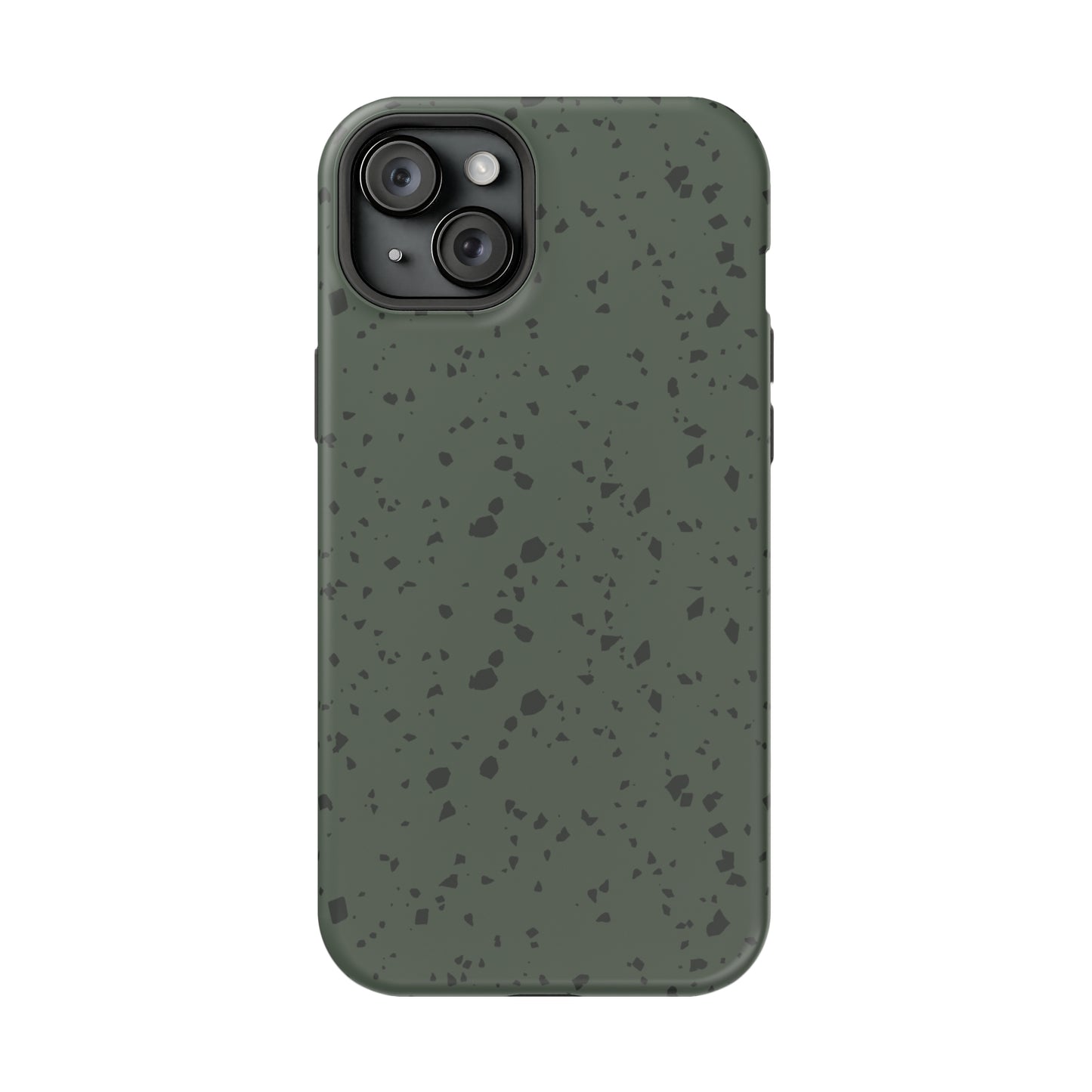 Olive Green Terrazzo MagSafe Tough Case