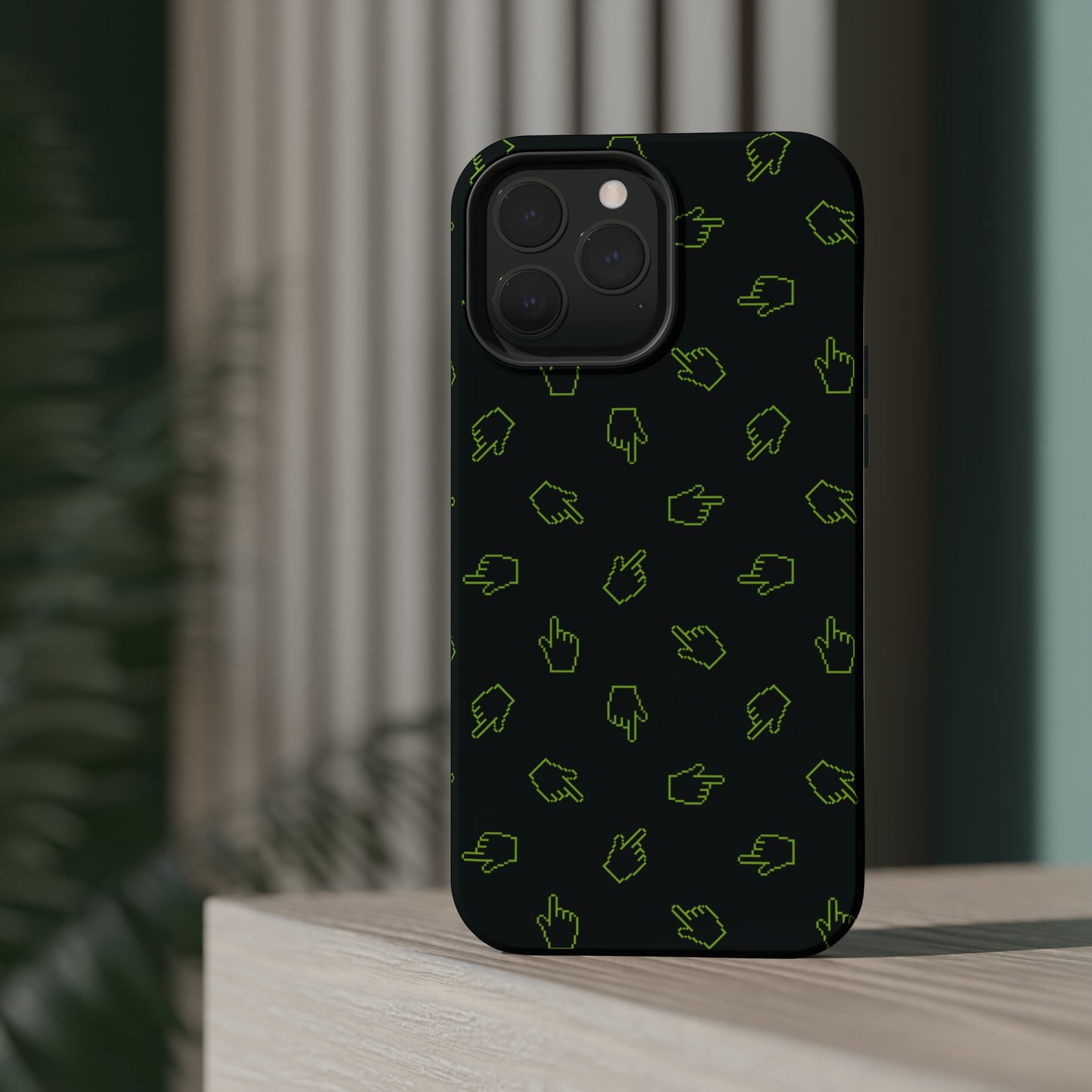 Pixelated Hand Cursor MagSafe Tough Case