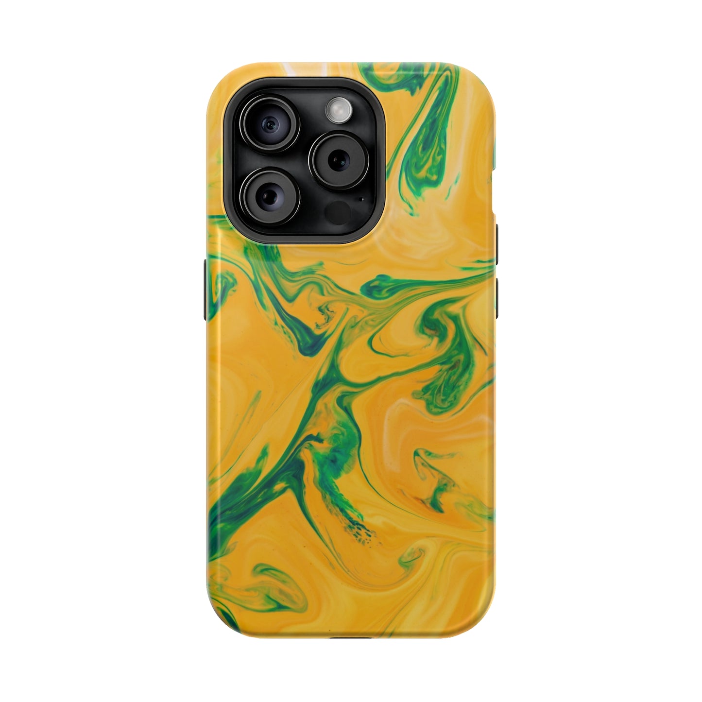 Lime Liquid marble MagSafe Tough Case