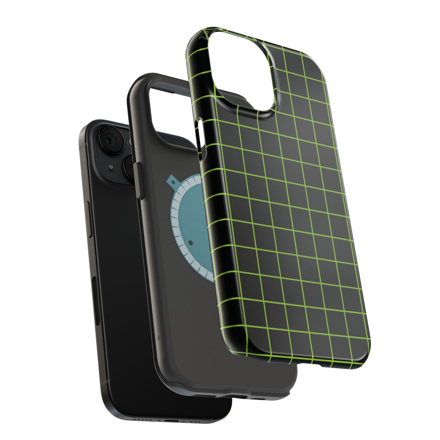 Green Grid MagSafe Tough Case