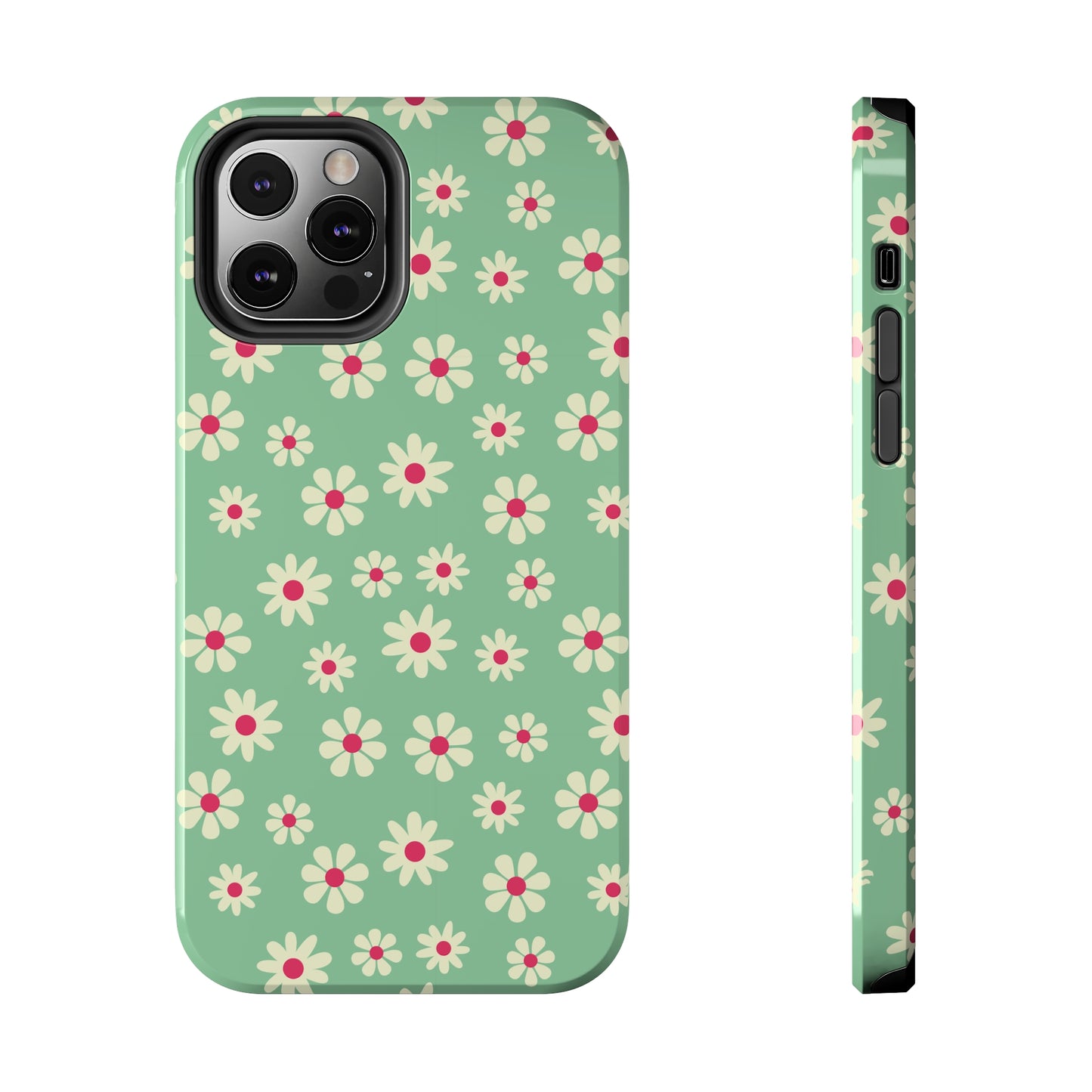 Retro Floral Tough iPhone Case