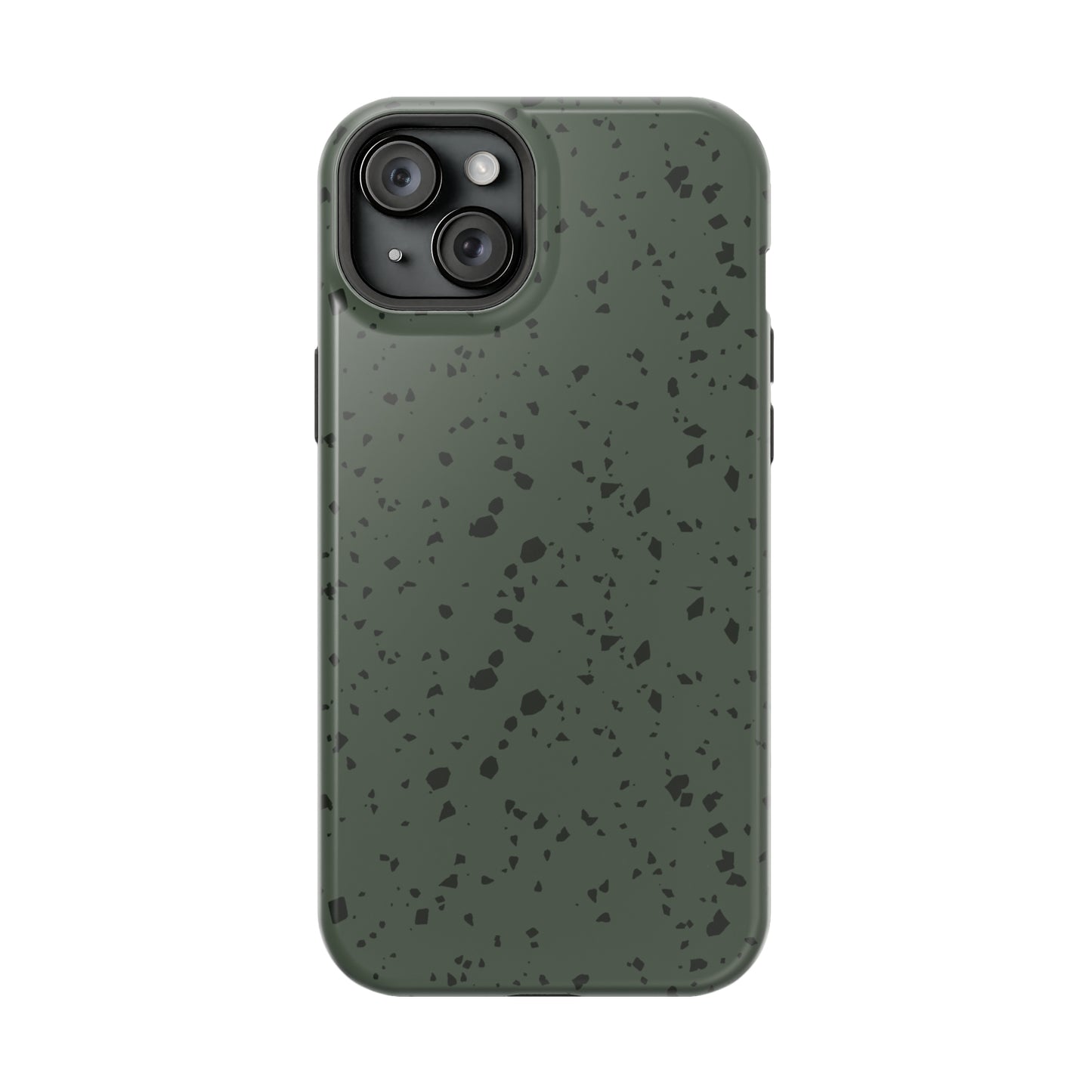 Olive Green Terrazzo MagSafe Tough Case