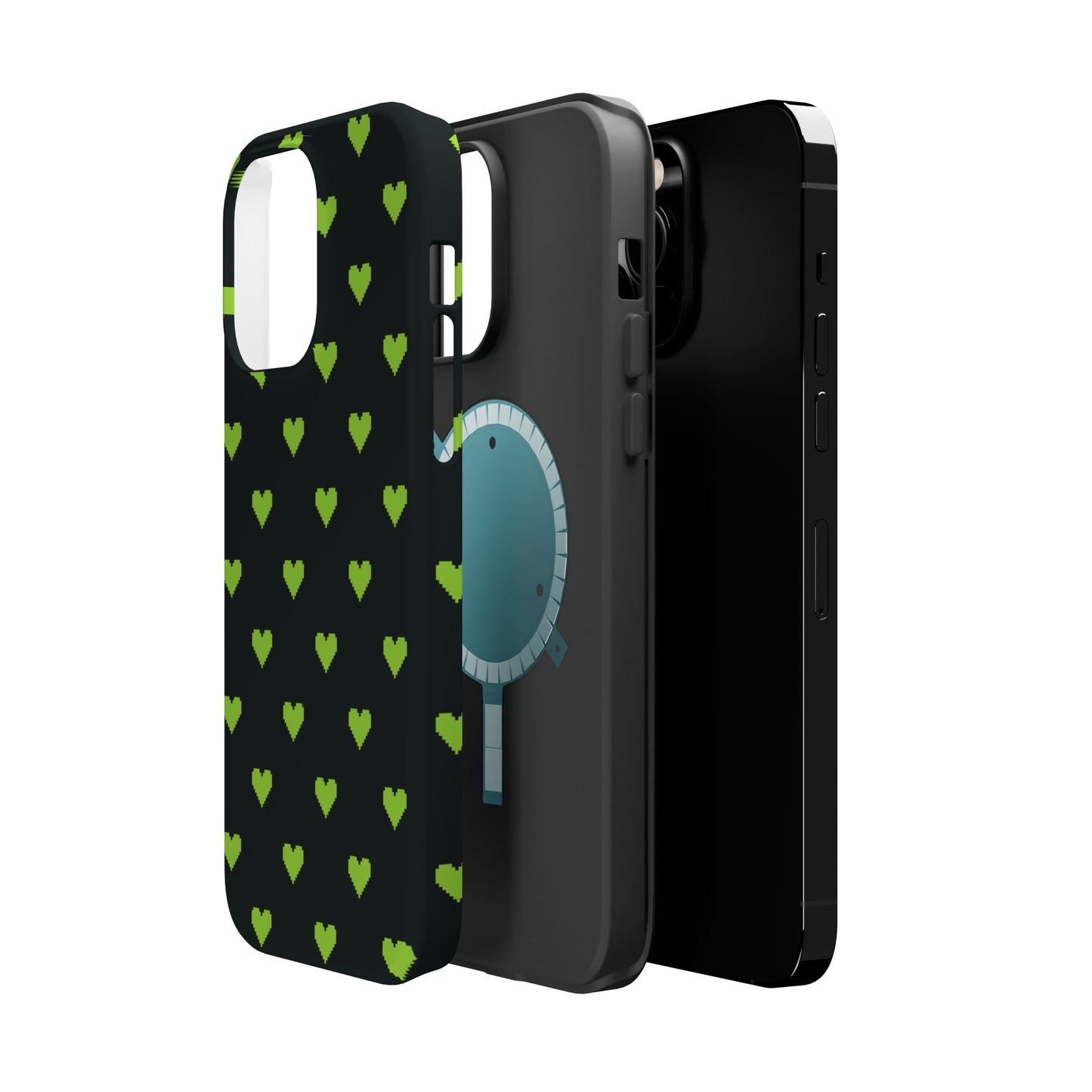 Pixelated Heart MagSafe Tough Case