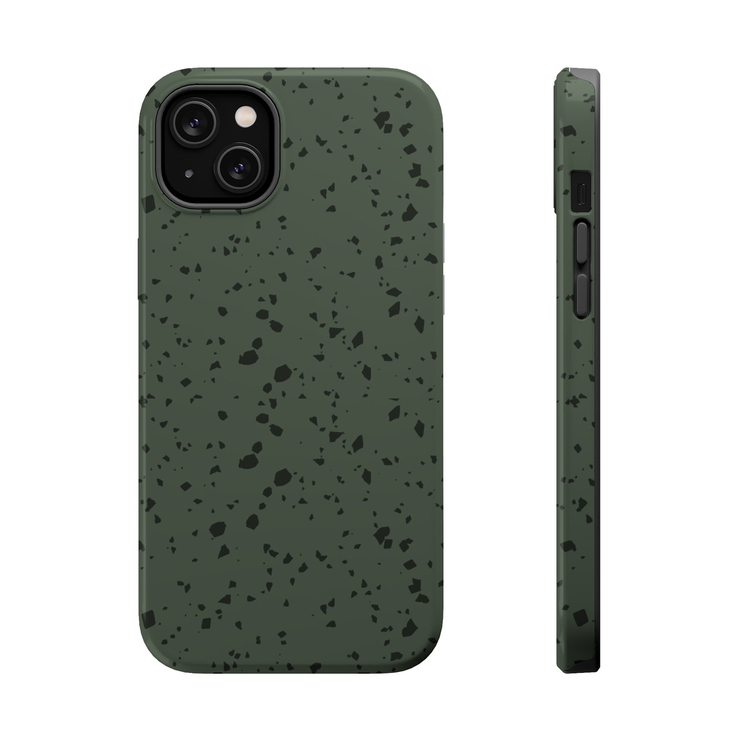 Olive Green Terrazzo MagSafe Tough Case