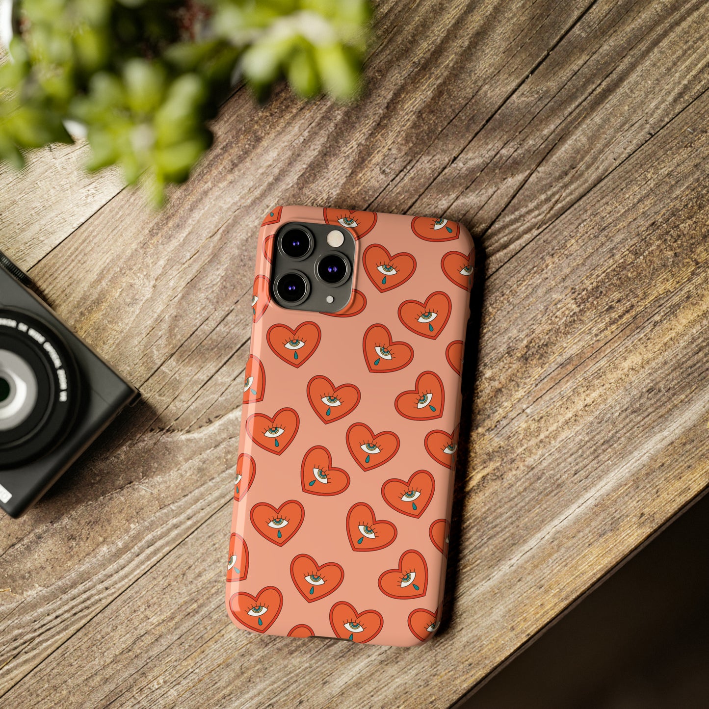 Psychedelic Heart Snap Case
