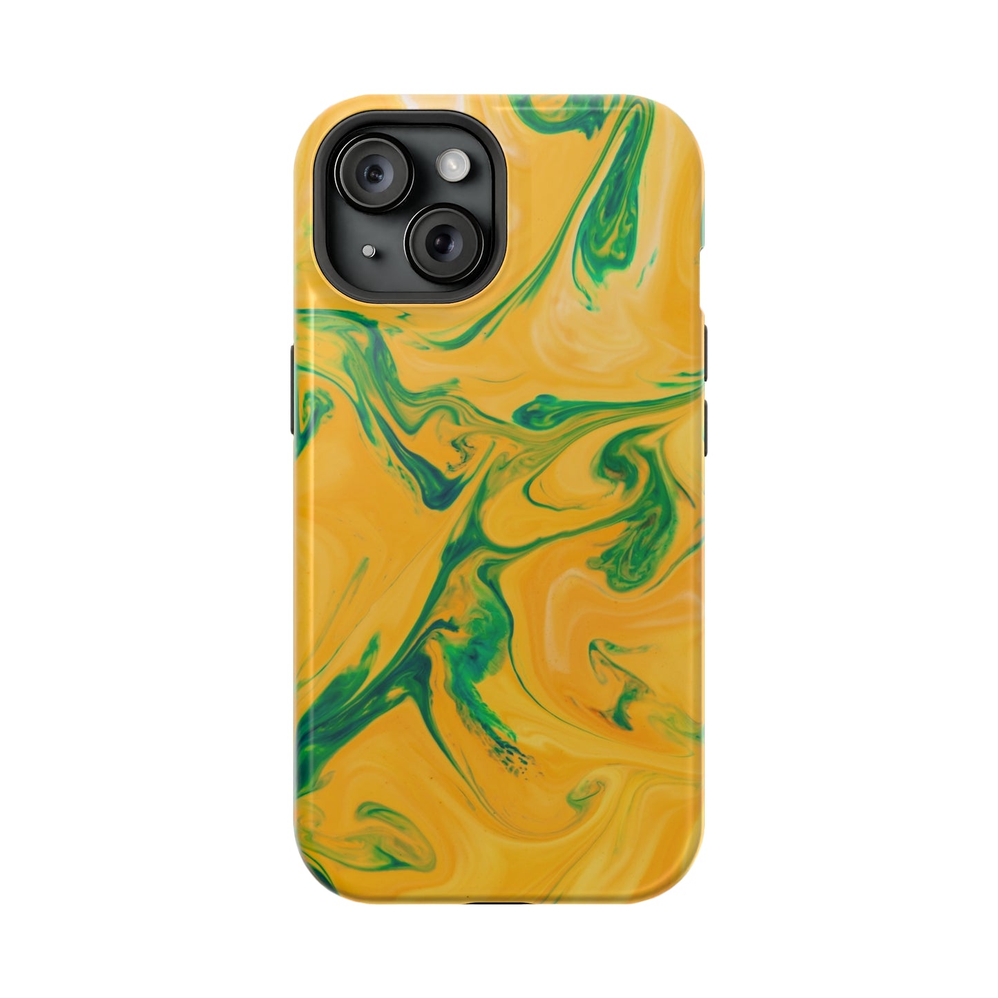 Lime Liquid marble MagSafe Tough Case