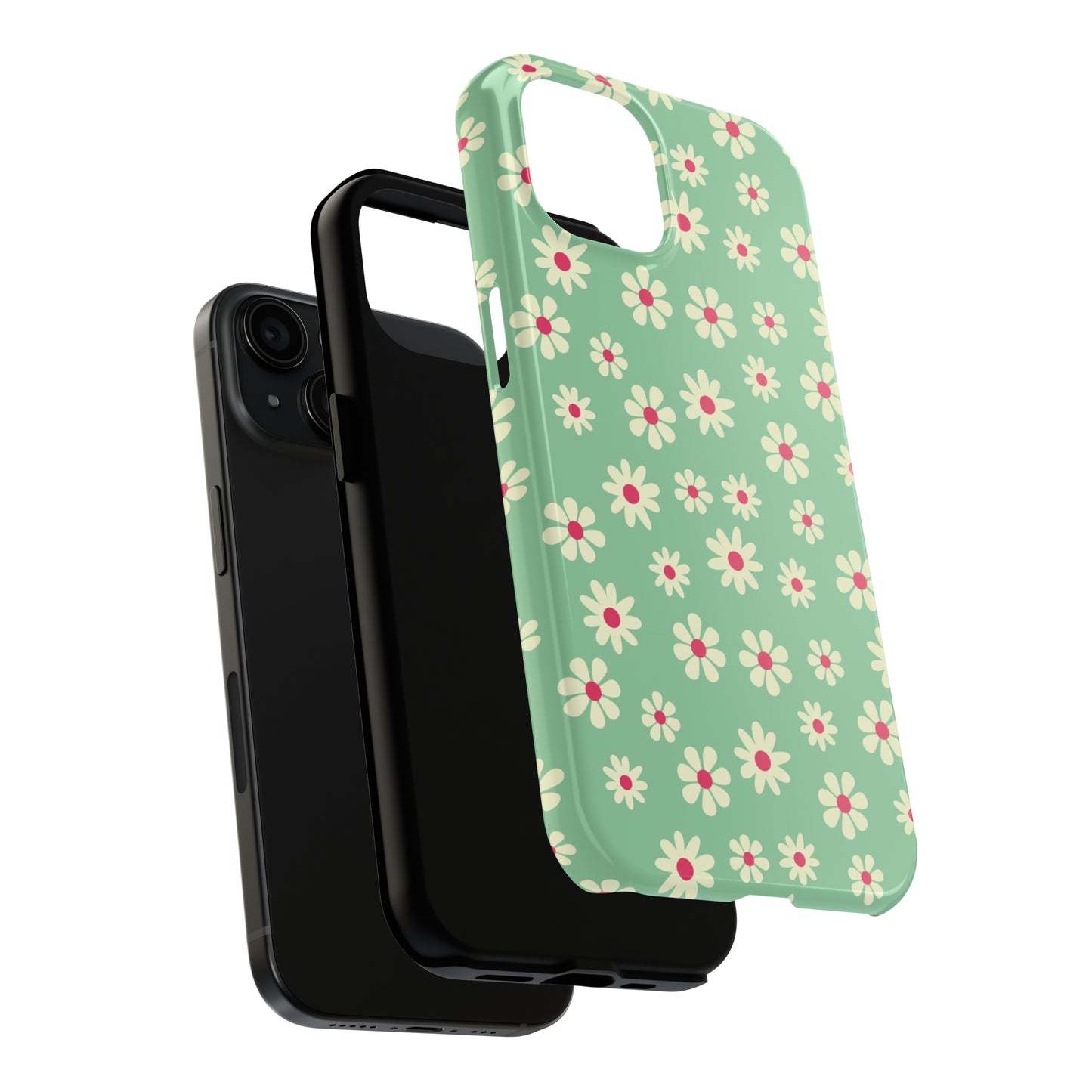 Retro Floral Tough iPhone Case