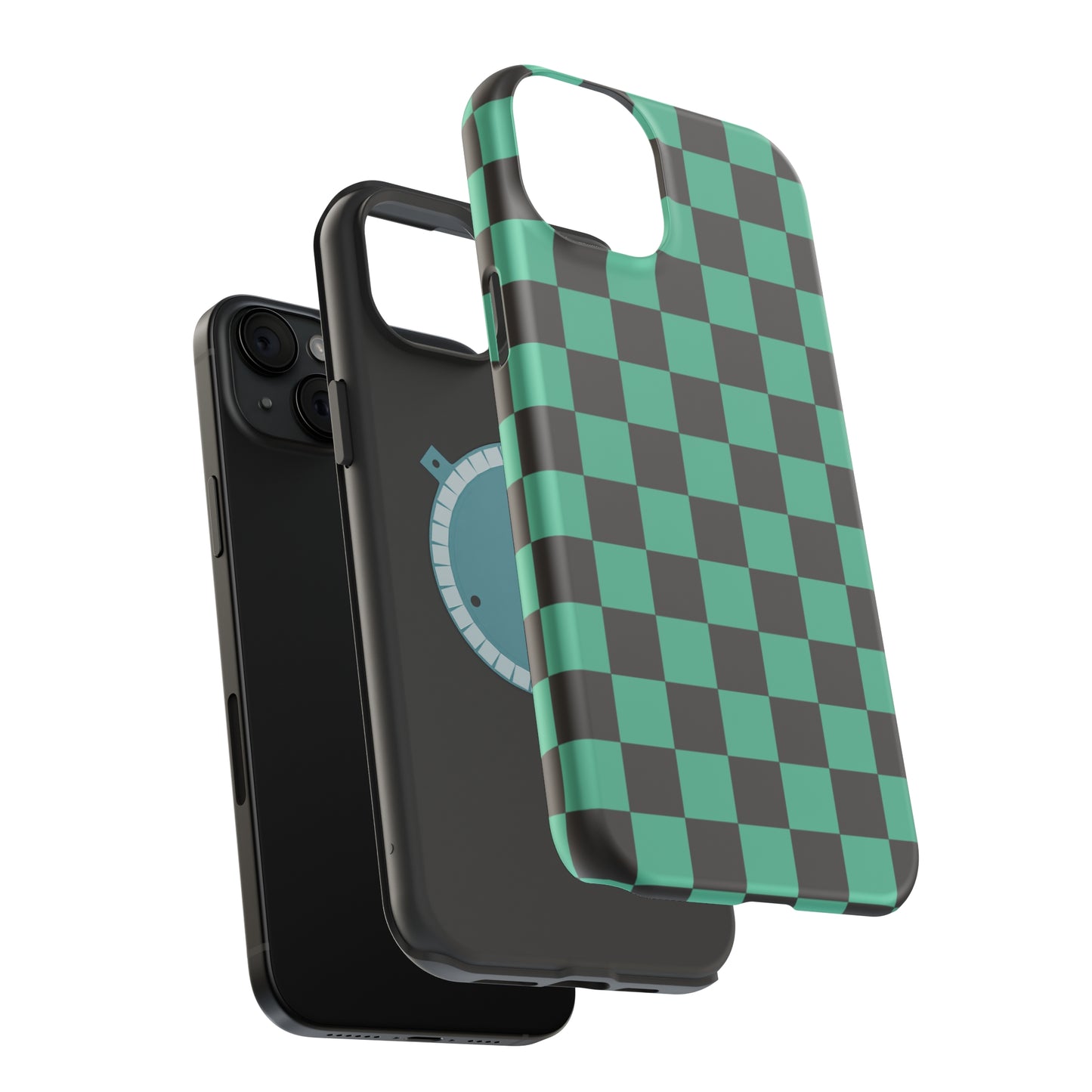 Green Checkers MagSafe Tough Case