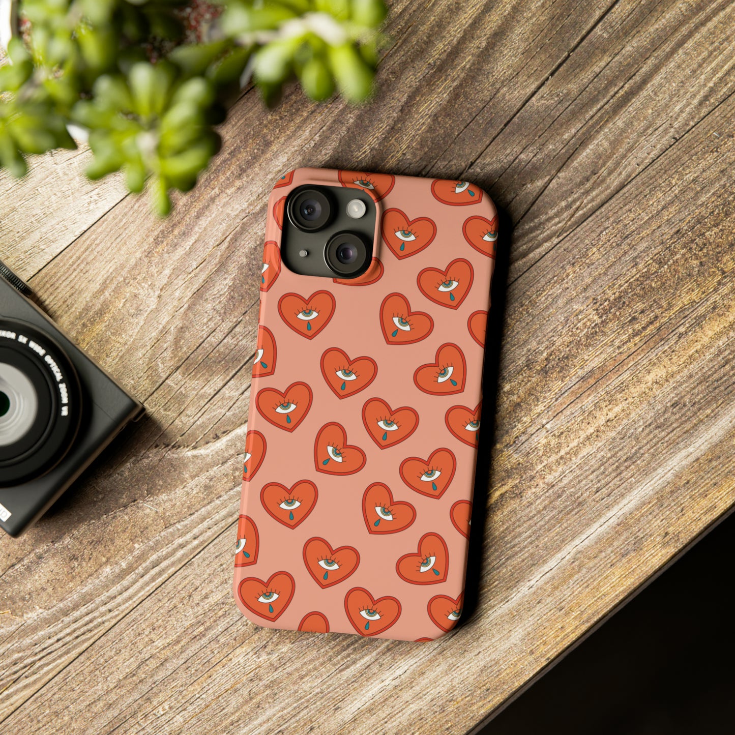 Psychedelic Heart Snap Case