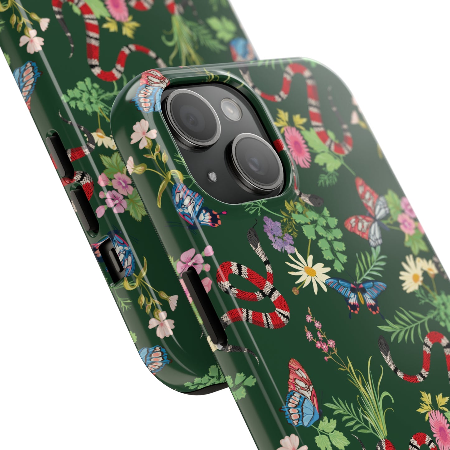 Tropical Chaos Pattern Tough iPhone Case