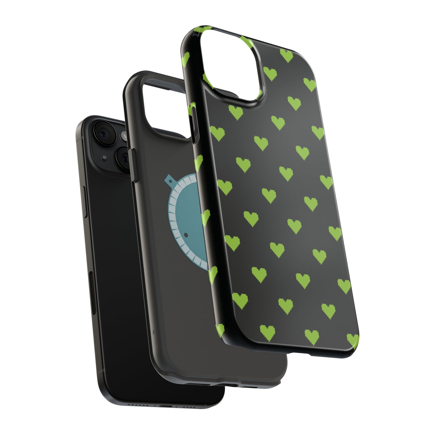 Pixelated Heart MagSafe Tough Case