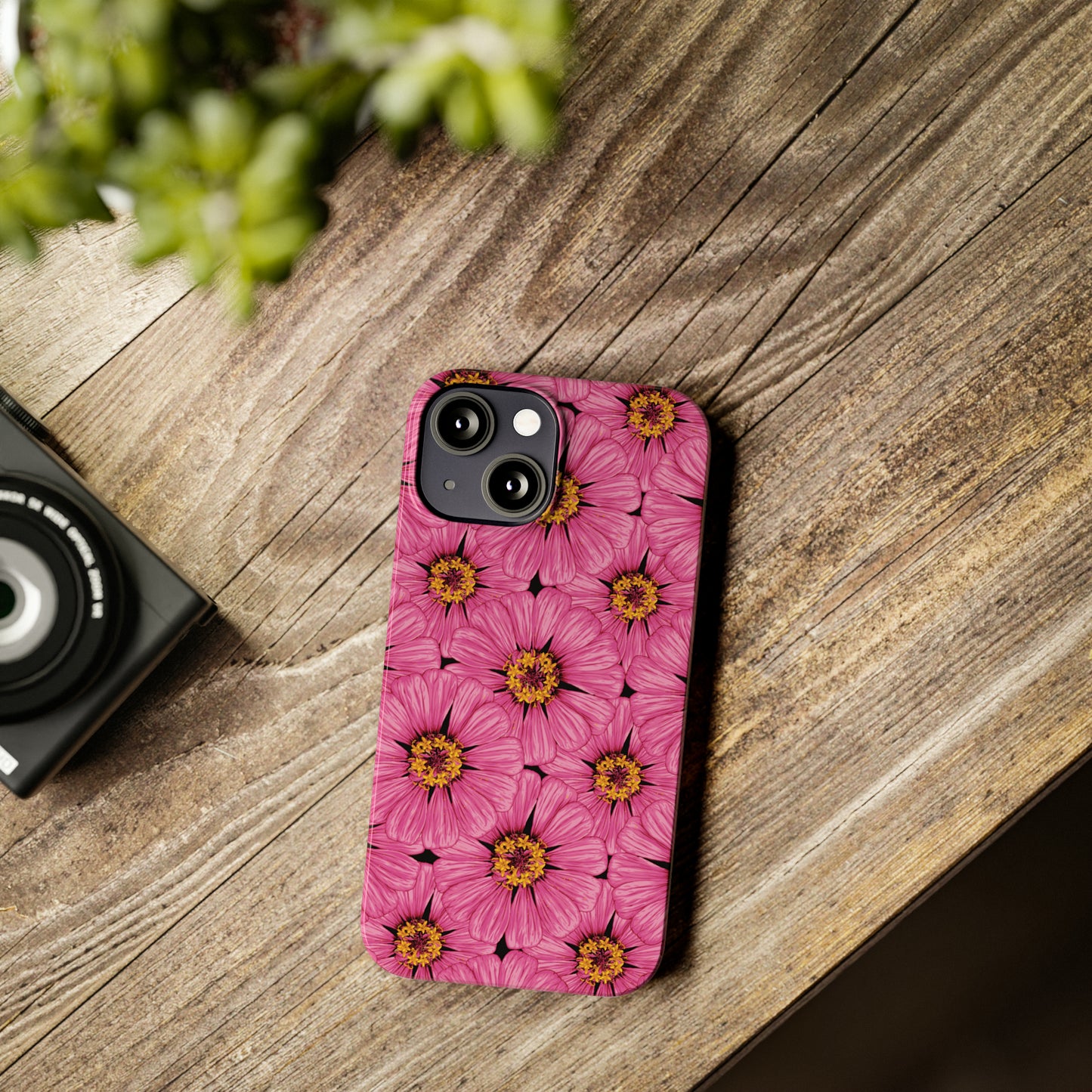 Pink Sunflower Snap Case