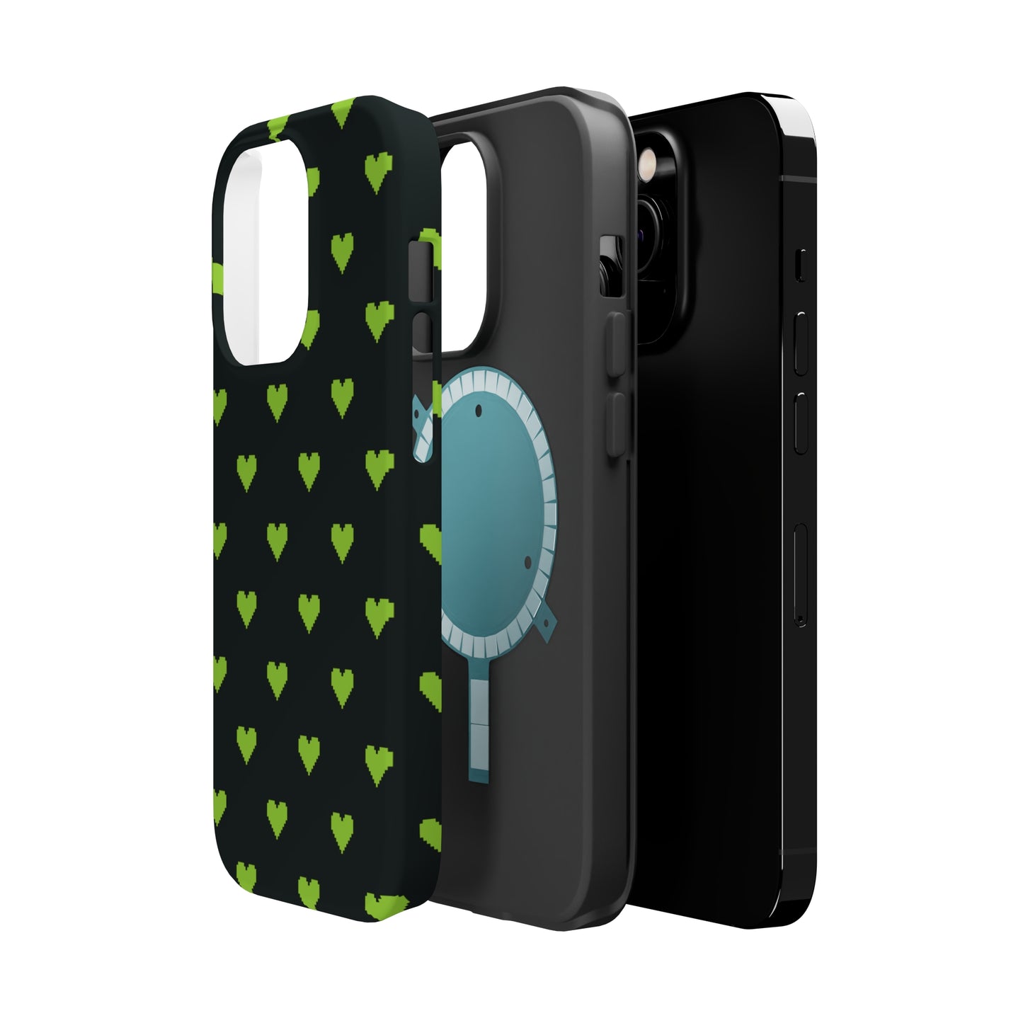 Pixelated Heart MagSafe Tough Case