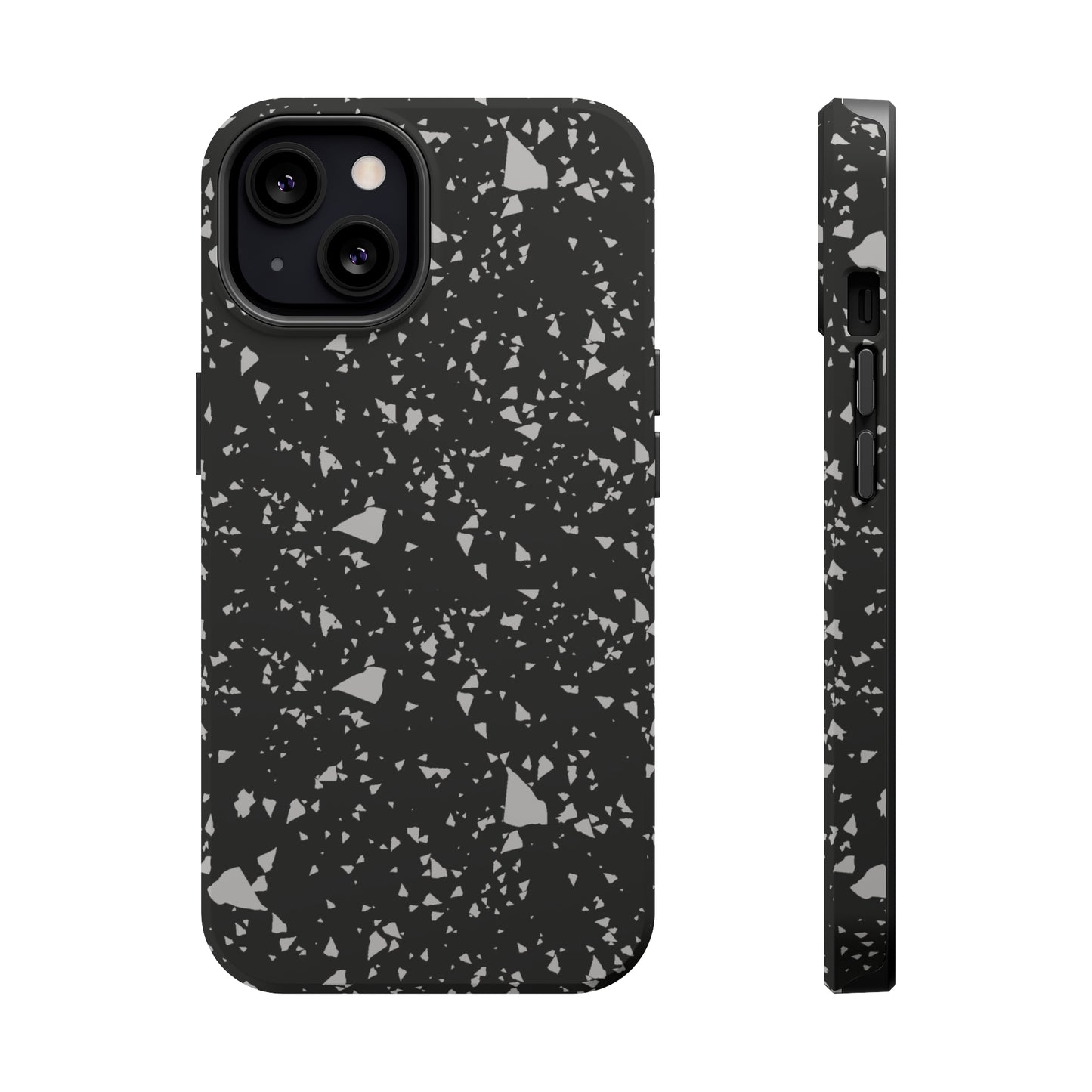 Black Terrazzo MagSafe Tough Case
