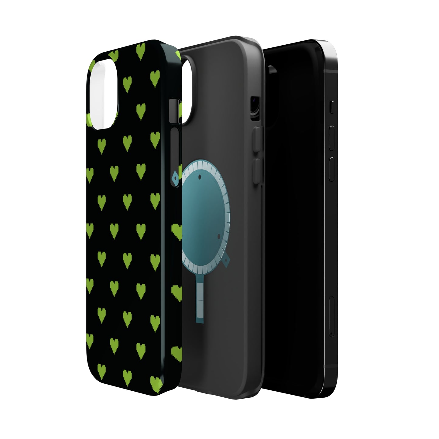 Pixelated Heart MagSafe Tough Case