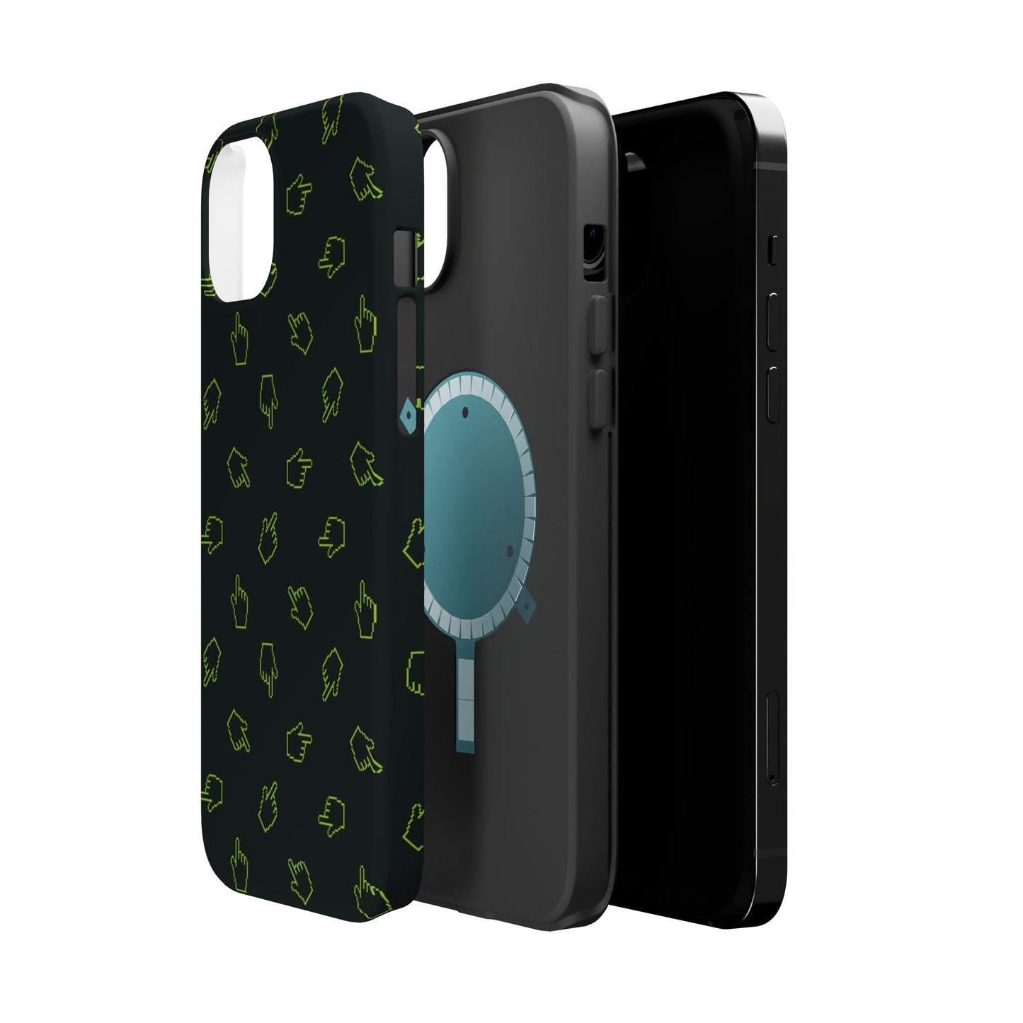 Pixelated Hand Cursor MagSafe Tough Case