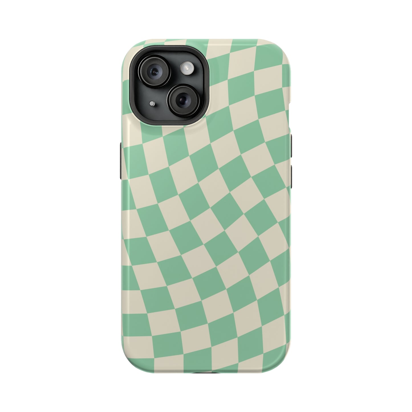 Pistachio Checkers MagSafe Tough Case