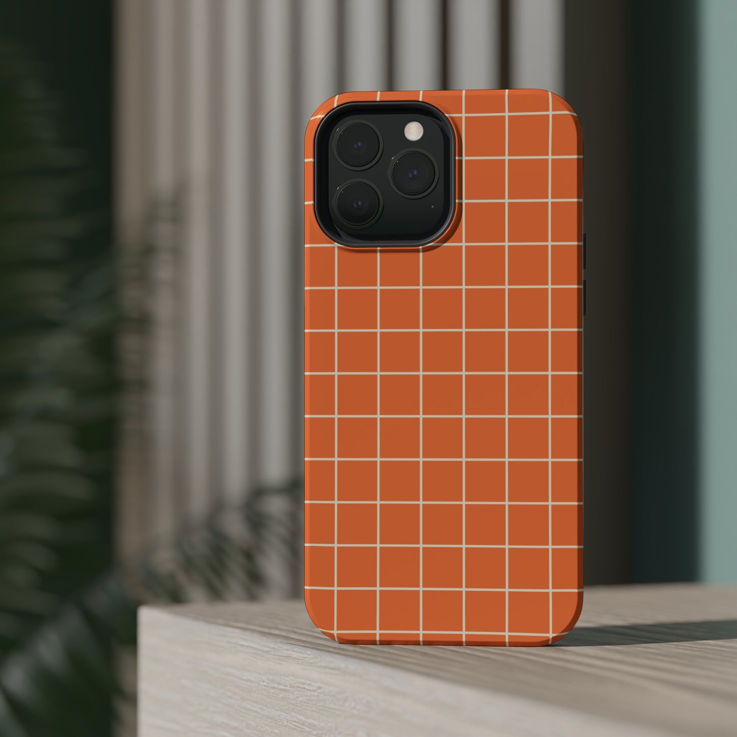 Tangerine Grid MagSafe Tough Case