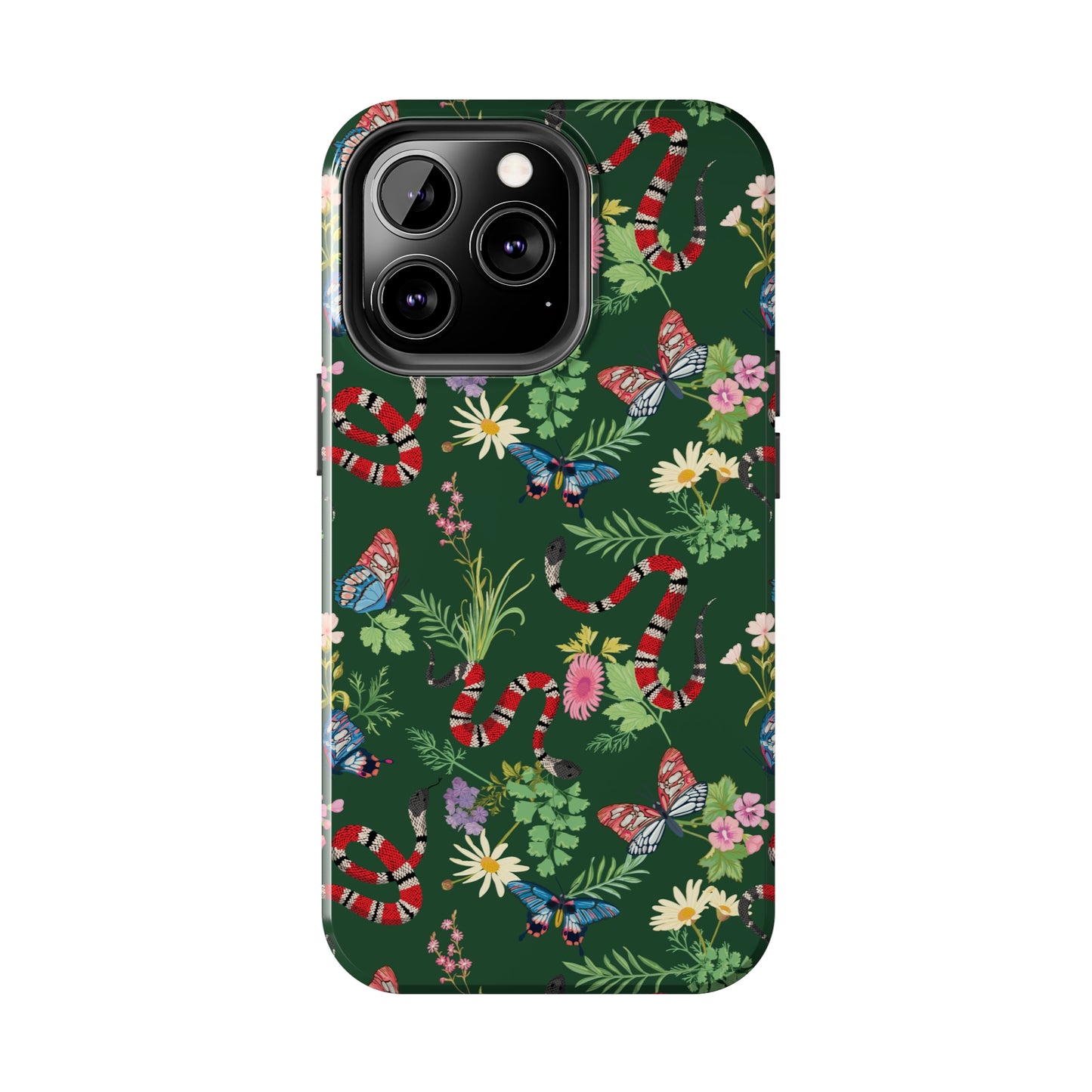 Tropical Chaos Pattern Tough iPhone Case