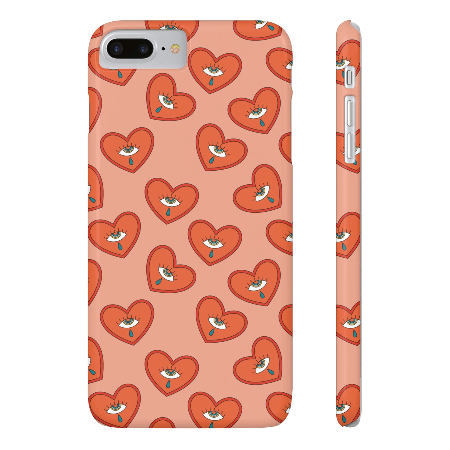 Psychedelic Heart Snap Case