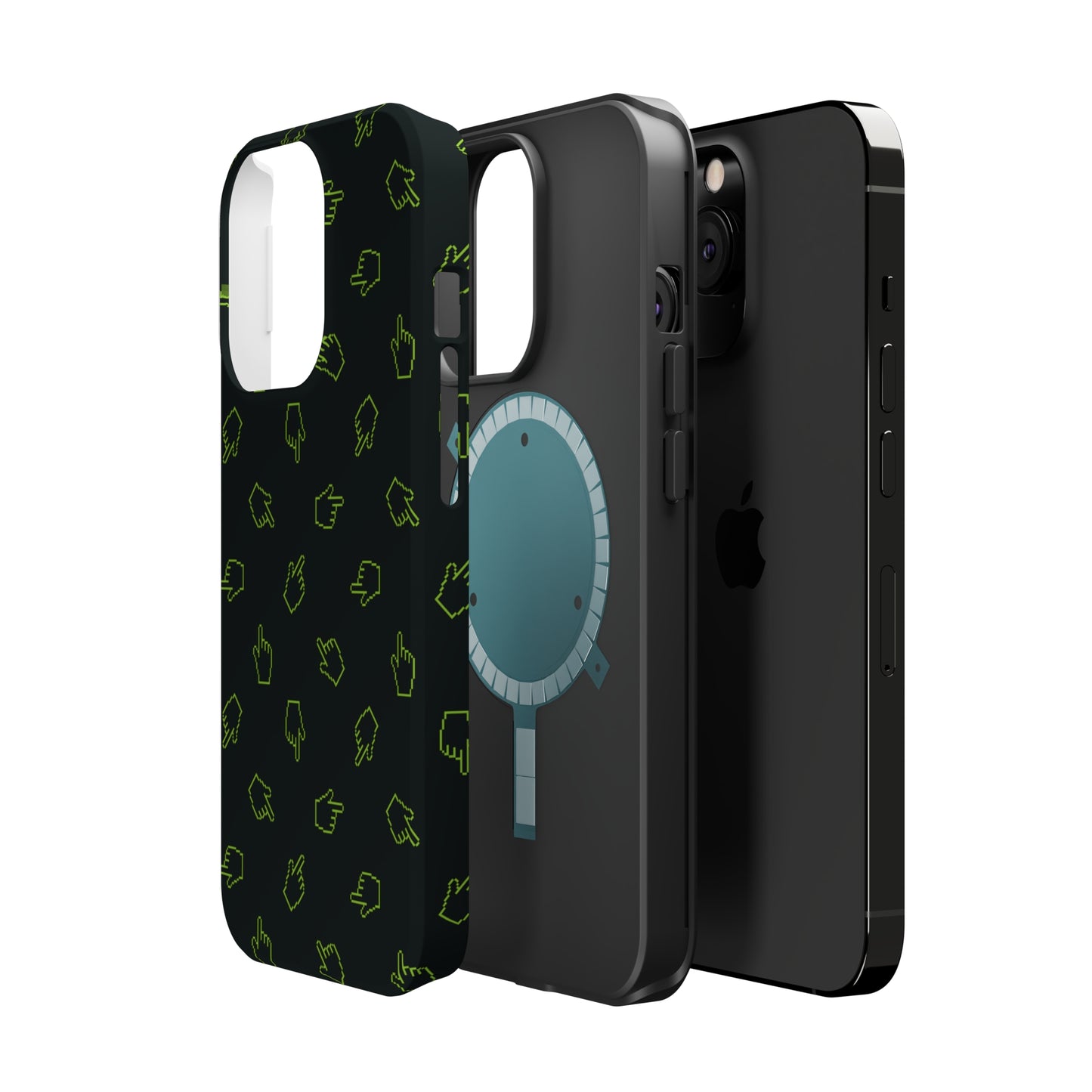 Pixelated Hand Cursor MagSafe Tough Case
