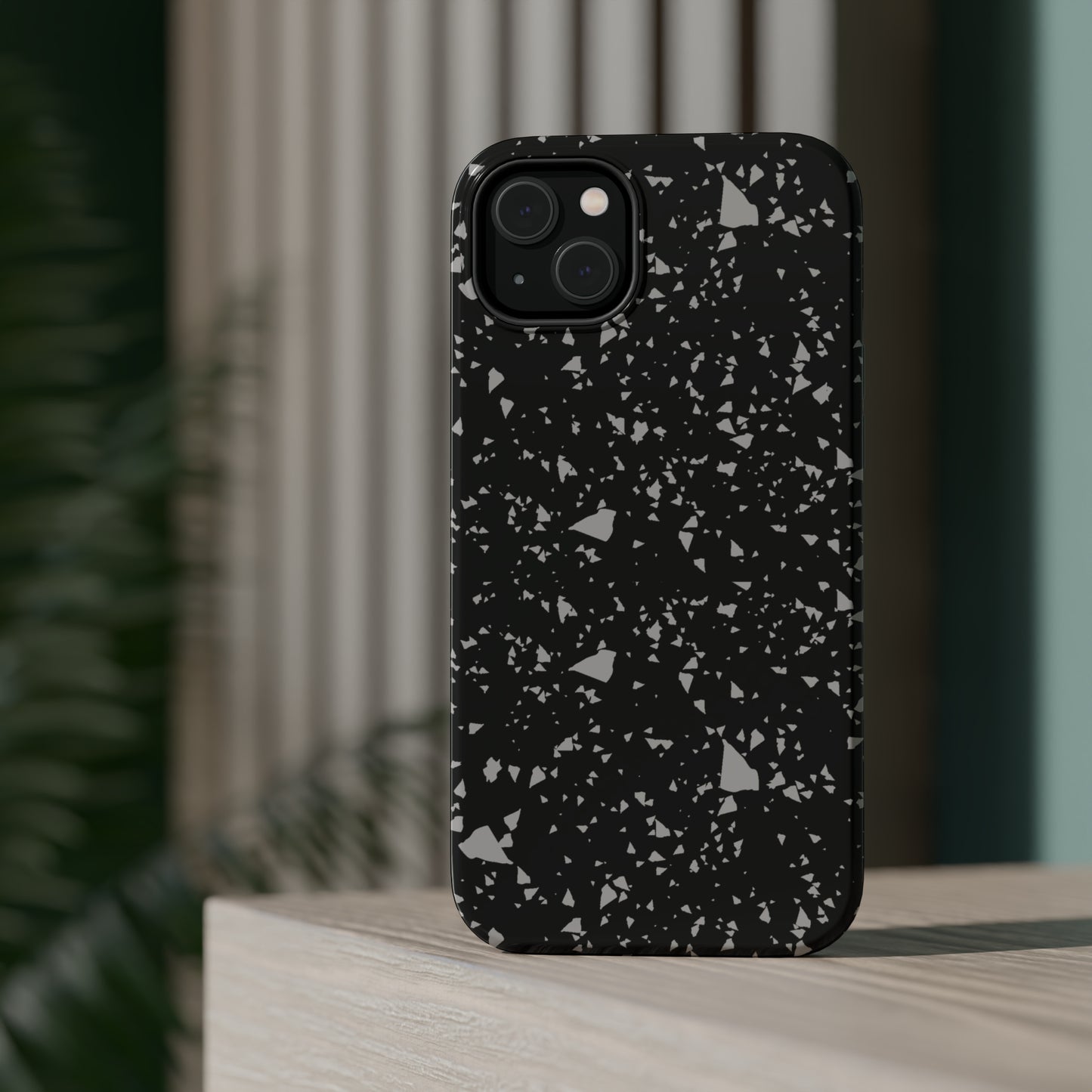 Black Terrazzo MagSafe Tough Case