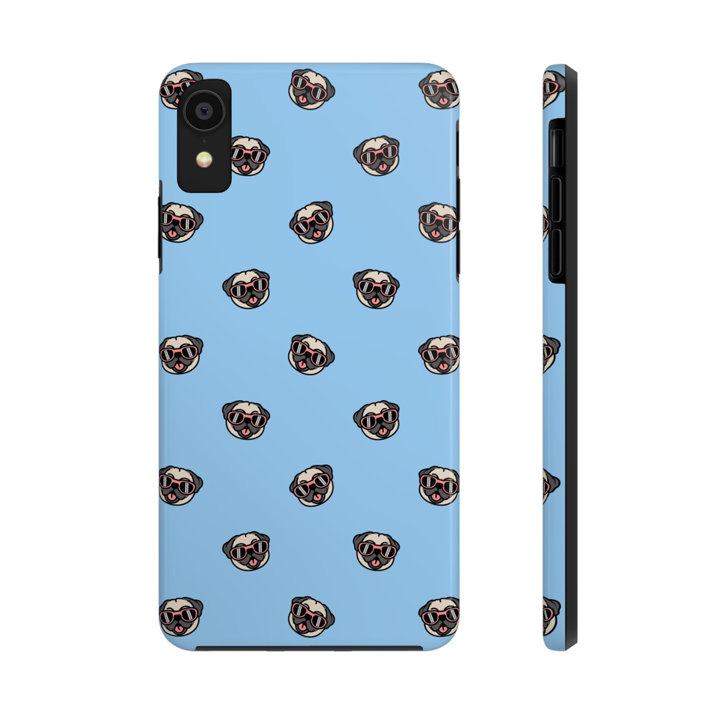 Pug Pattern Tough iPhone Case