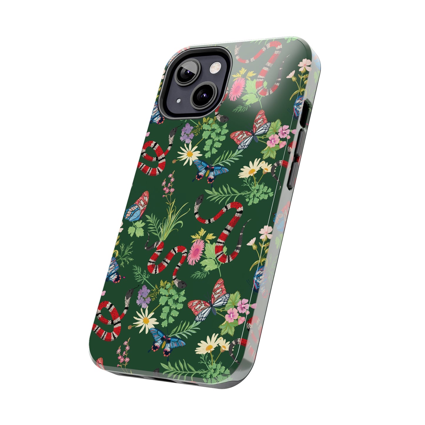 Tropical Chaos Pattern Tough iPhone Case