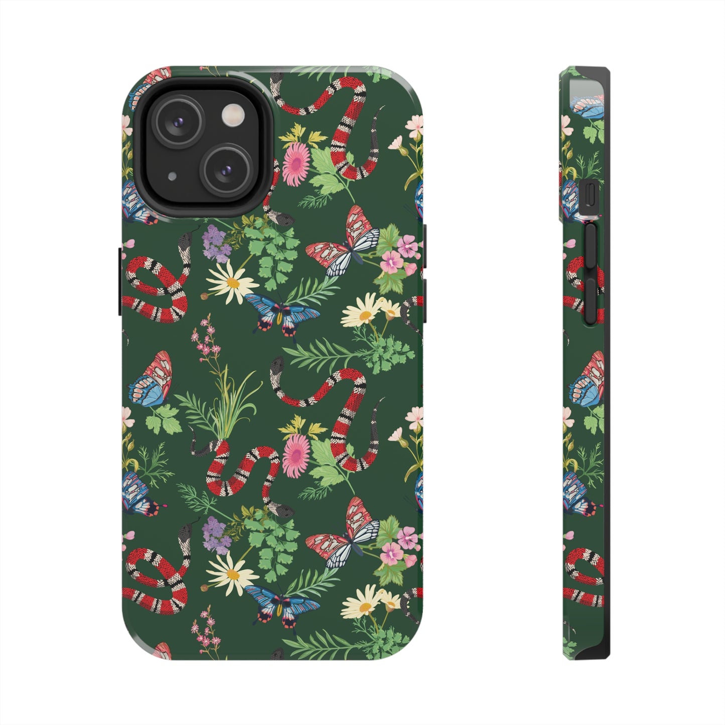 Tropical Chaos Pattern Tough iPhone Case