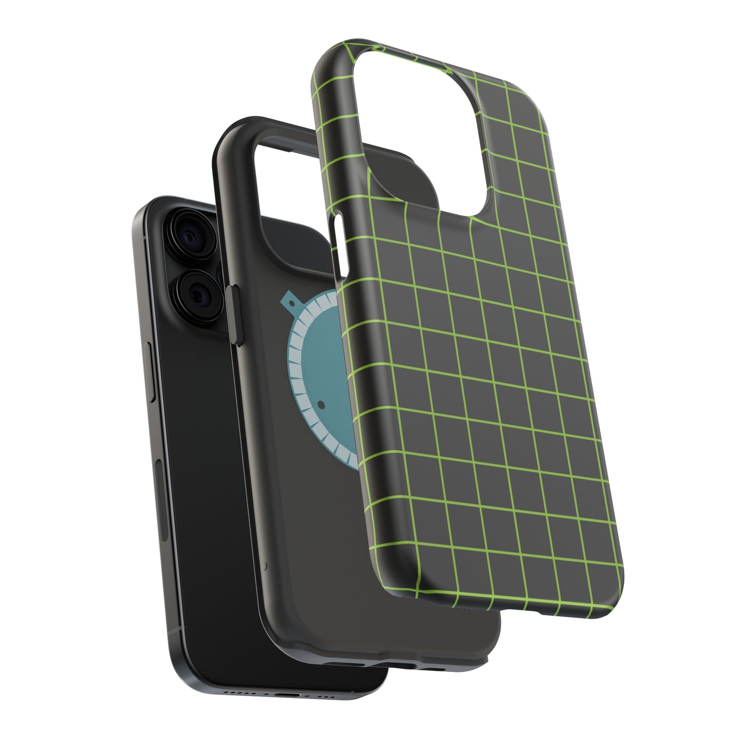 Green Grid MagSafe Tough Case