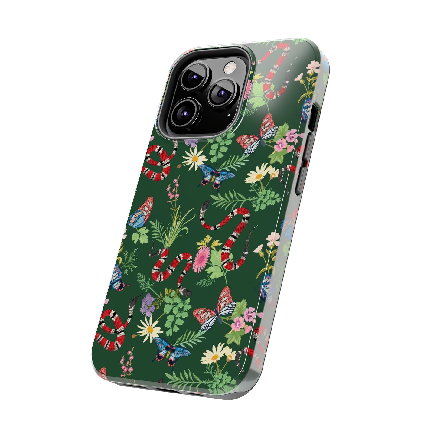 Tropical Chaos Pattern Tough iPhone Case
