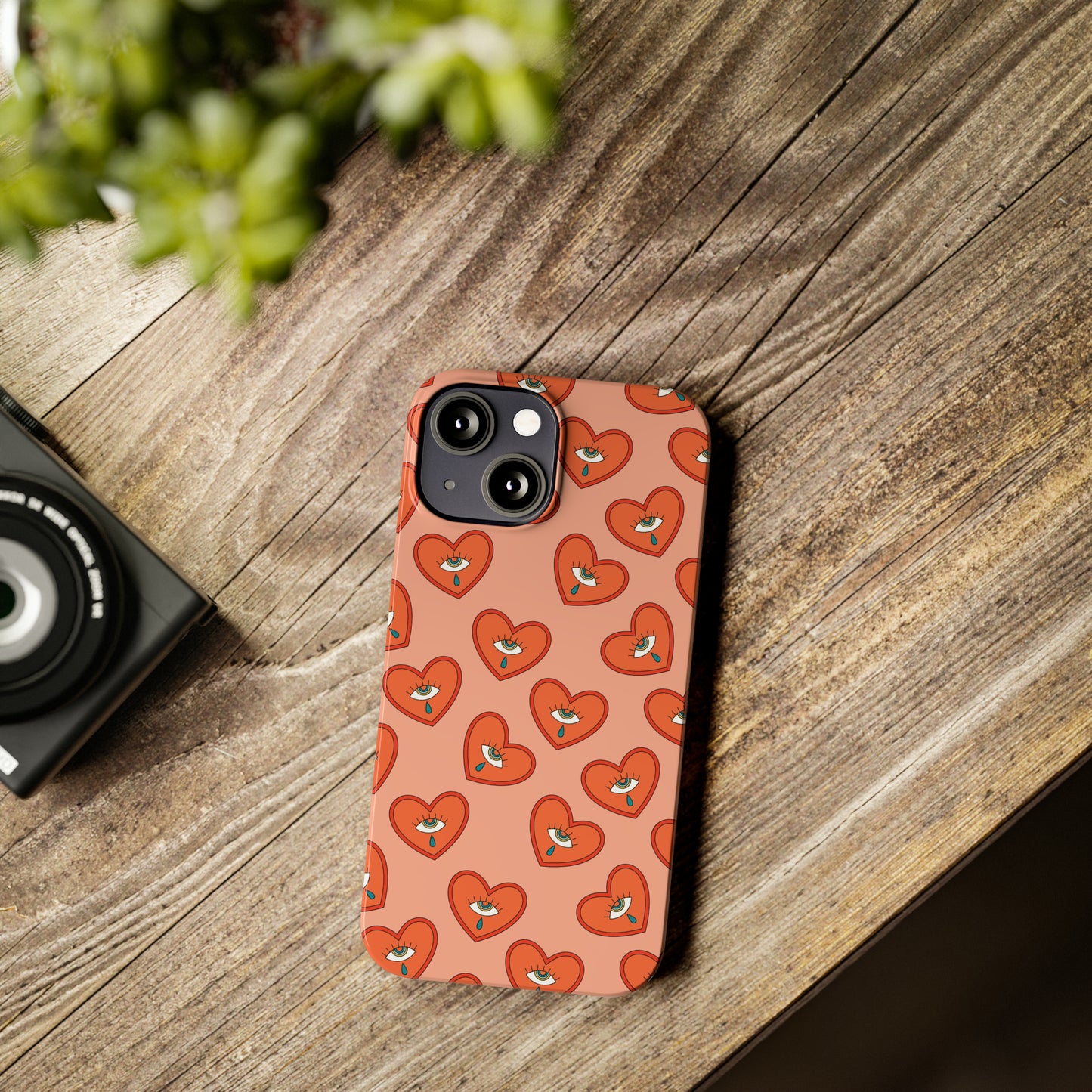 Psychedelic Heart Snap Case