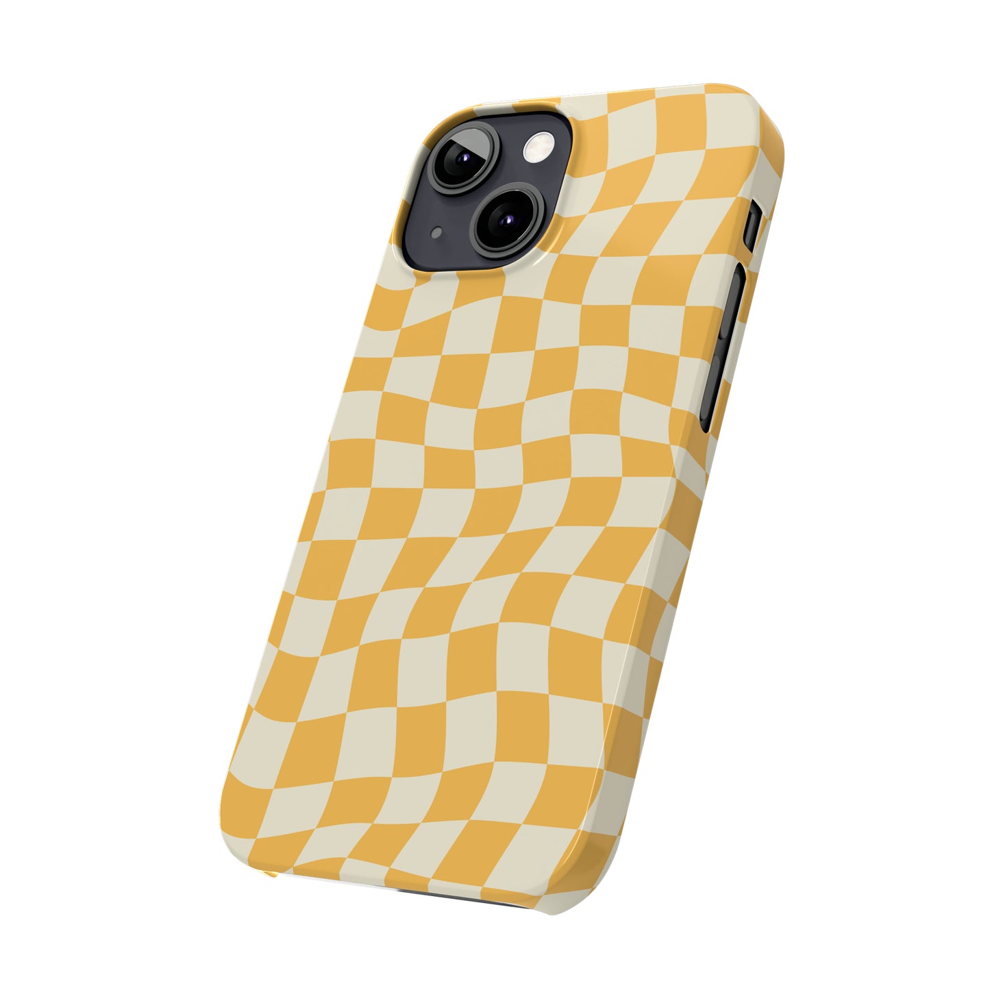 Lime Crazy Checkers Snap Case