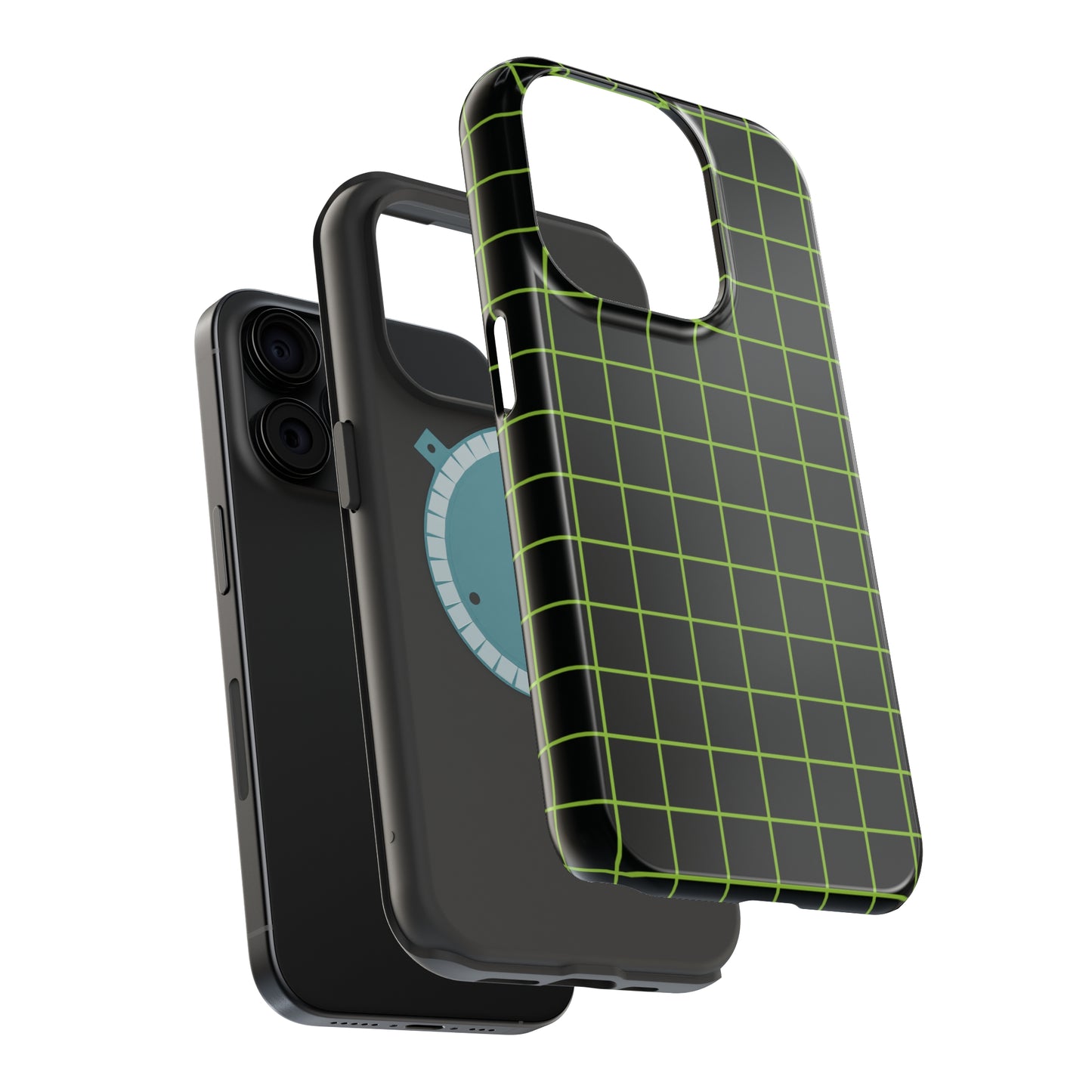Green Grid MagSafe Tough Case