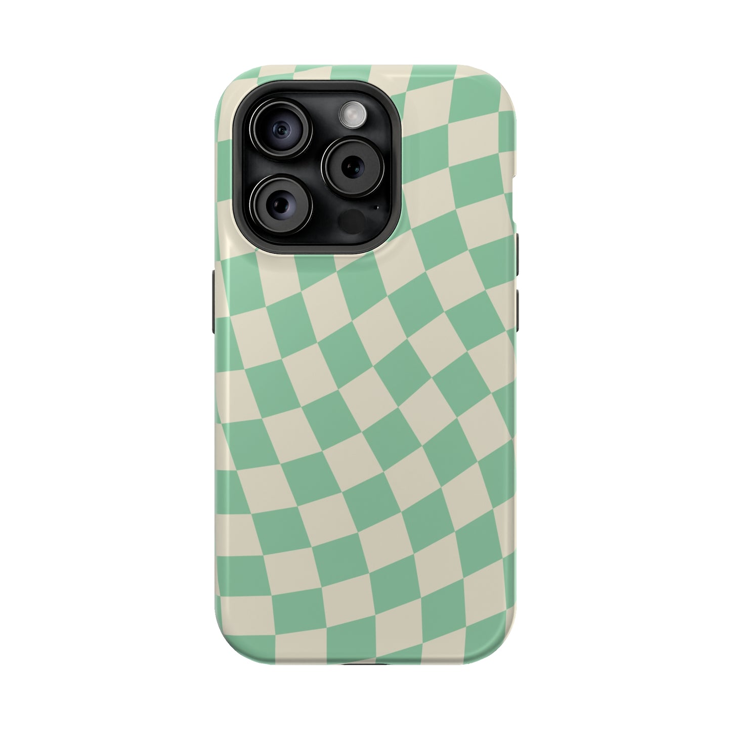 Pistachio Checkers MagSafe Tough Case