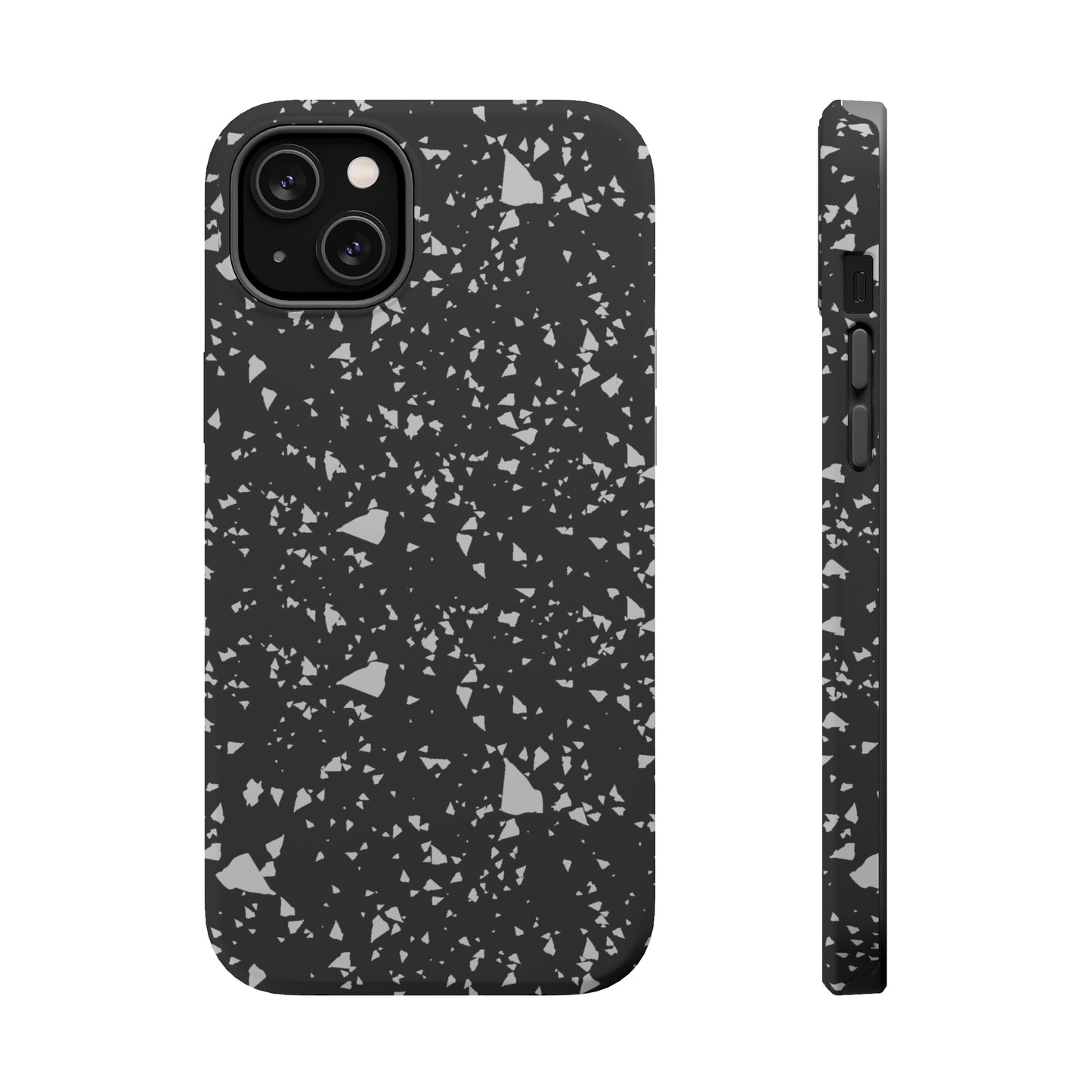 Black Terrazzo MagSafe Tough Case