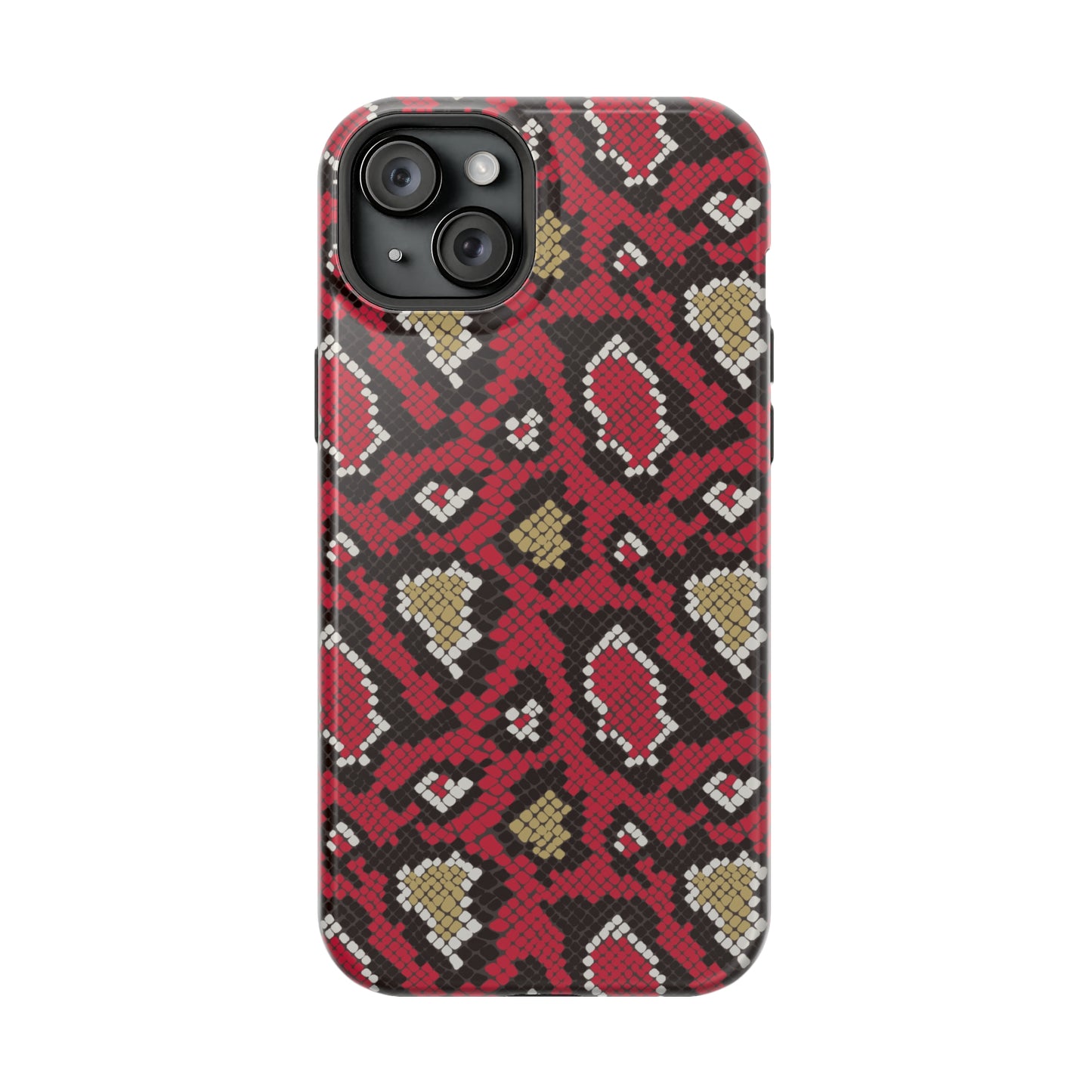 Red Snake Skin MagSafe Tough Case