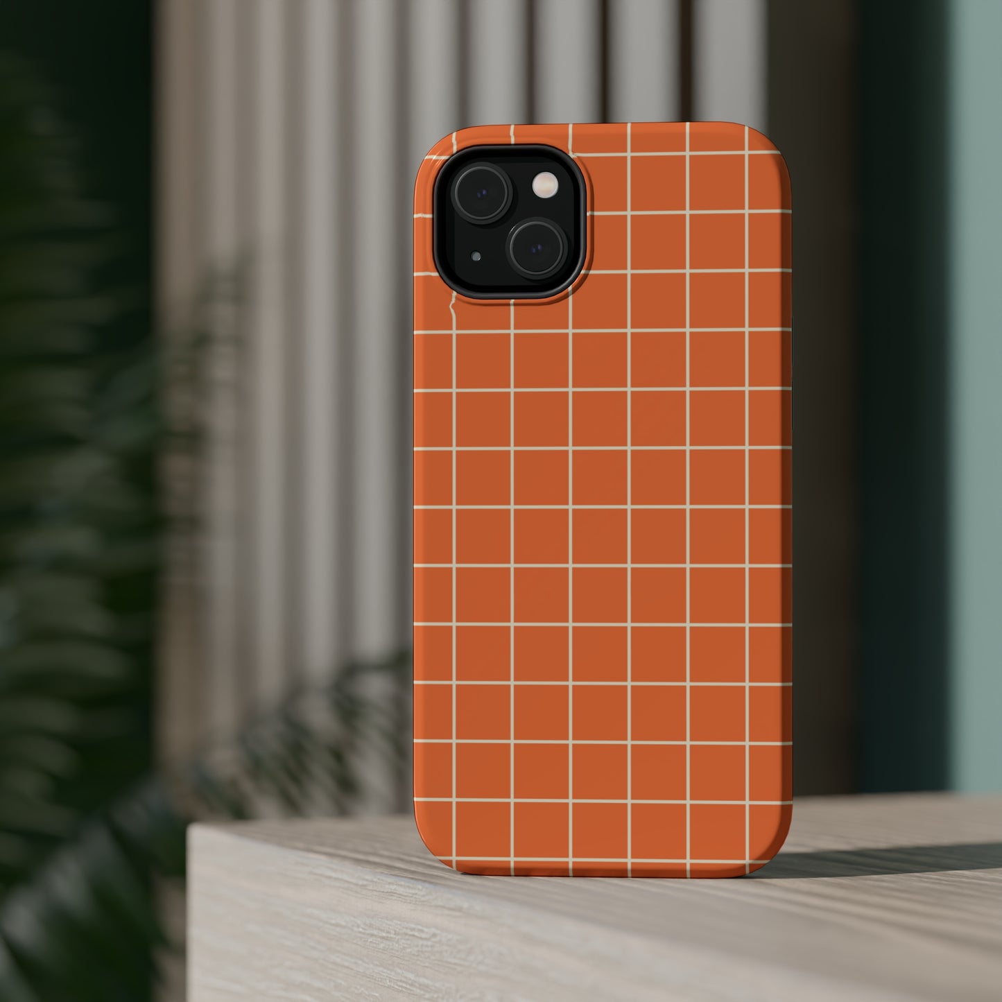 Tangerine Grid MagSafe Tough Case