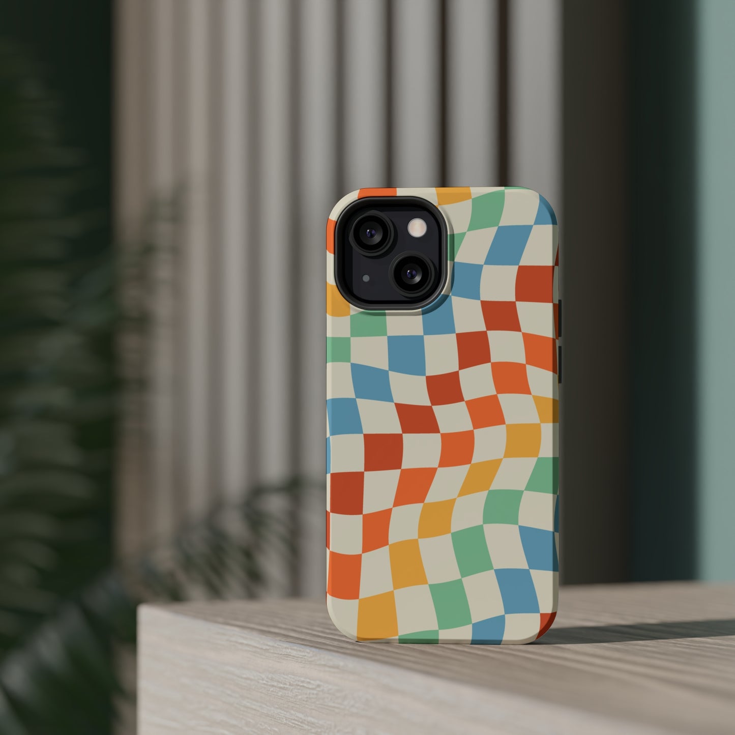 Retro Crazy Checkers MagSafe Tough Case