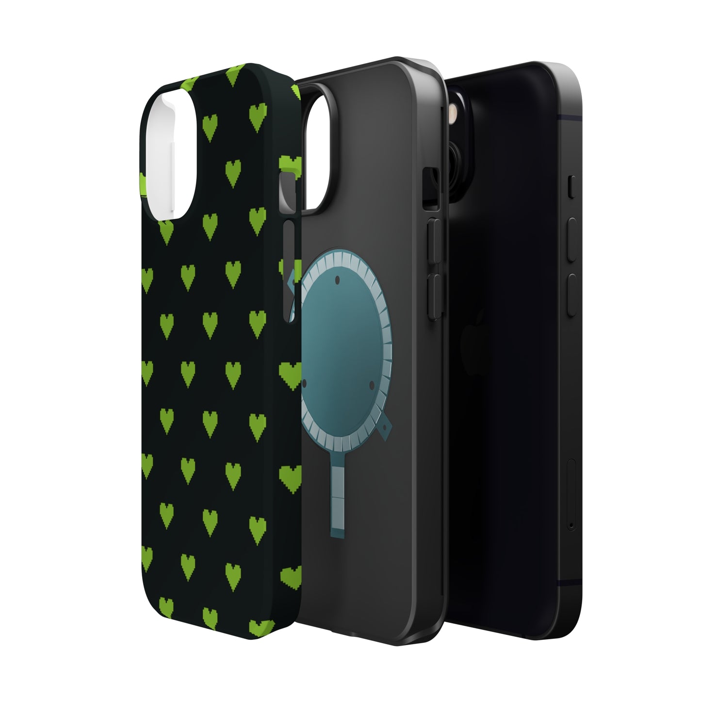 Pixelated Heart MagSafe Tough Case
