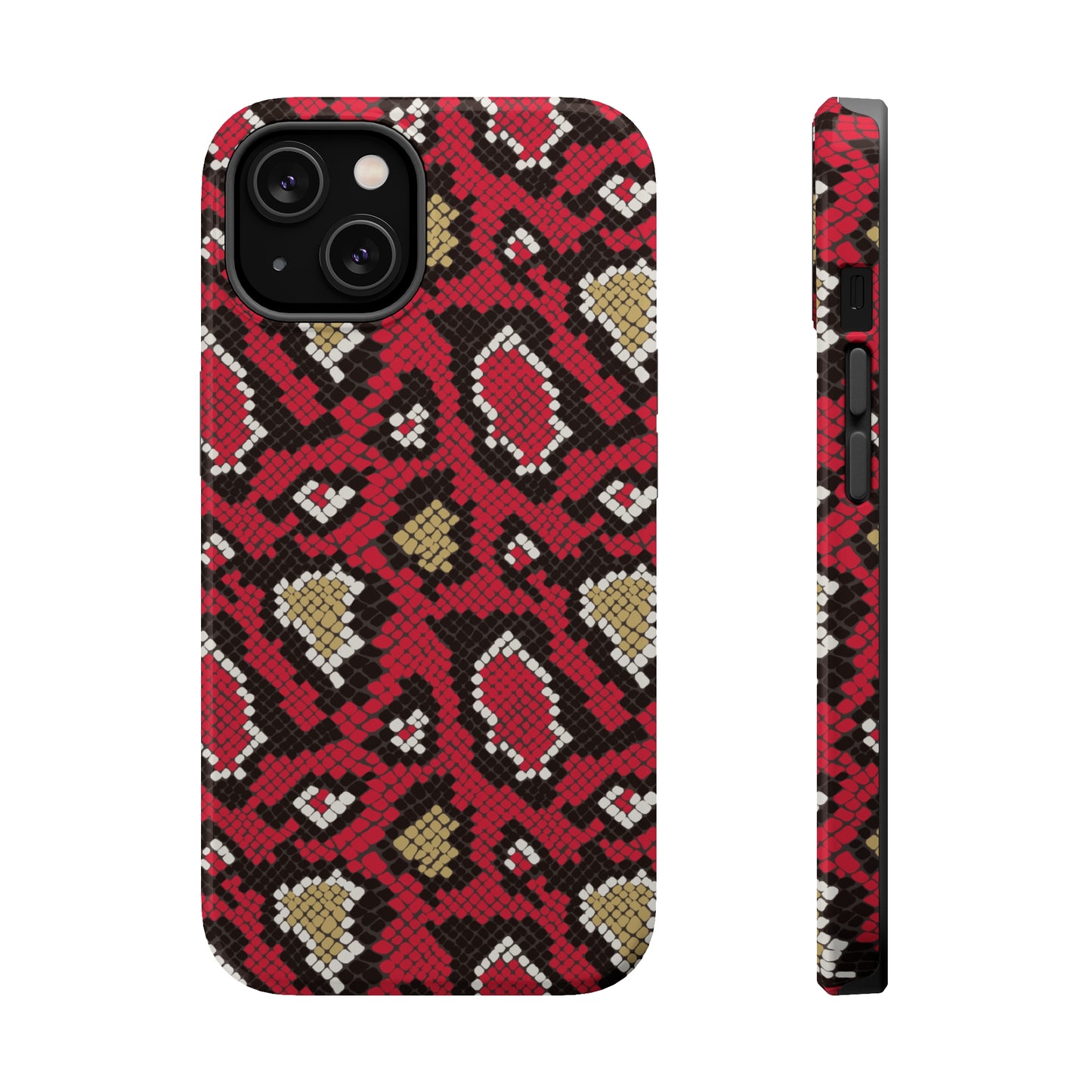 Red Snake Skin MagSafe Tough Case