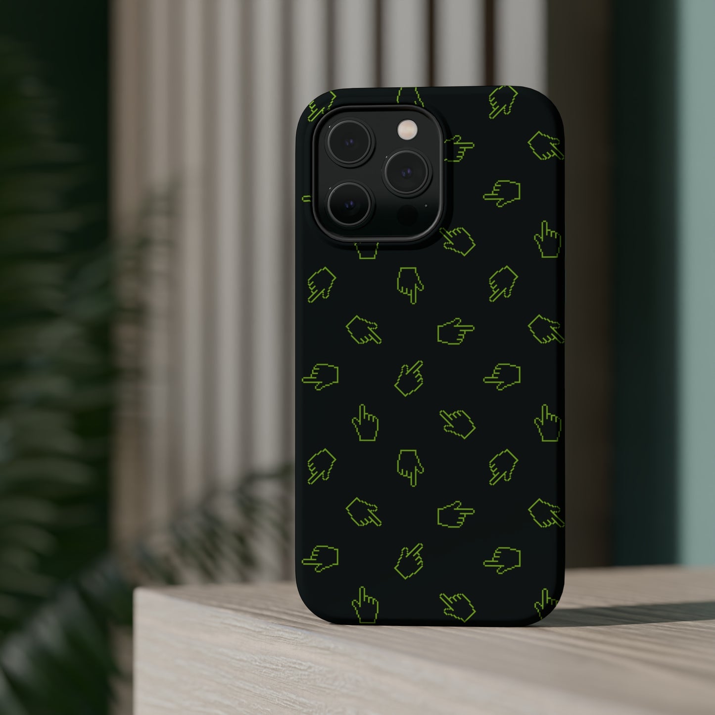 Pixelated Hand Cursor MagSafe Tough Case