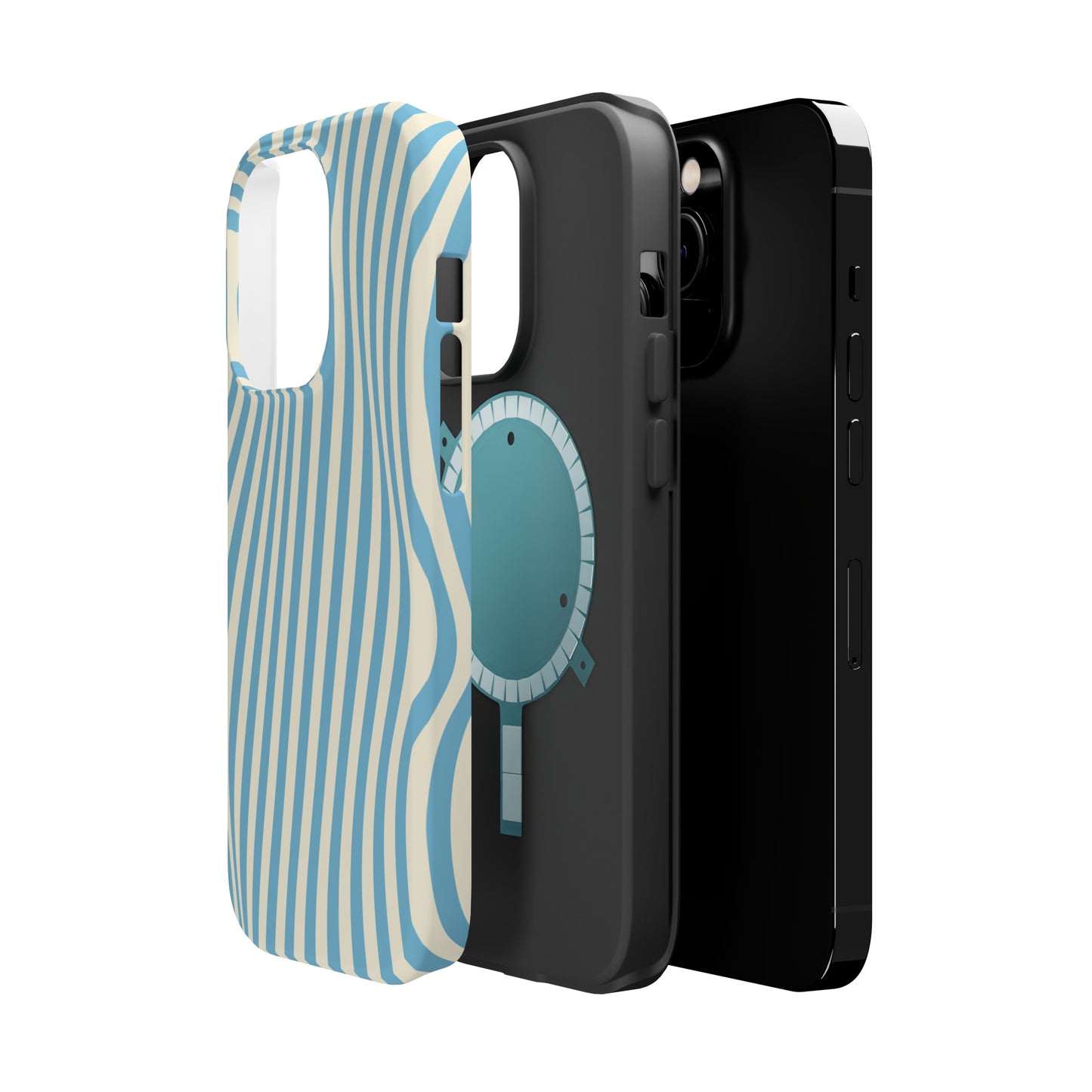 Aqua Swirl MagSafe Tough Case