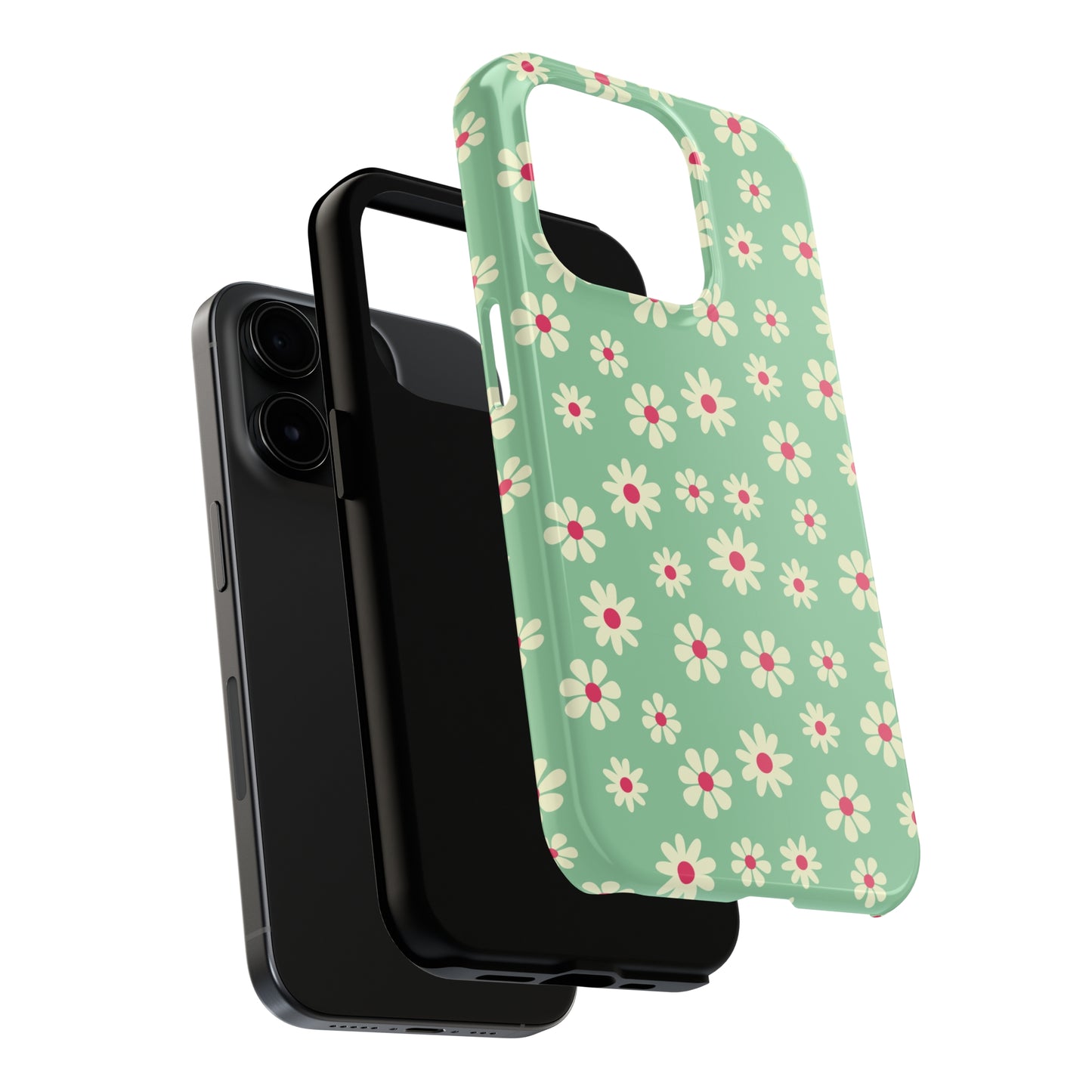 Retro Floral Tough iPhone Case