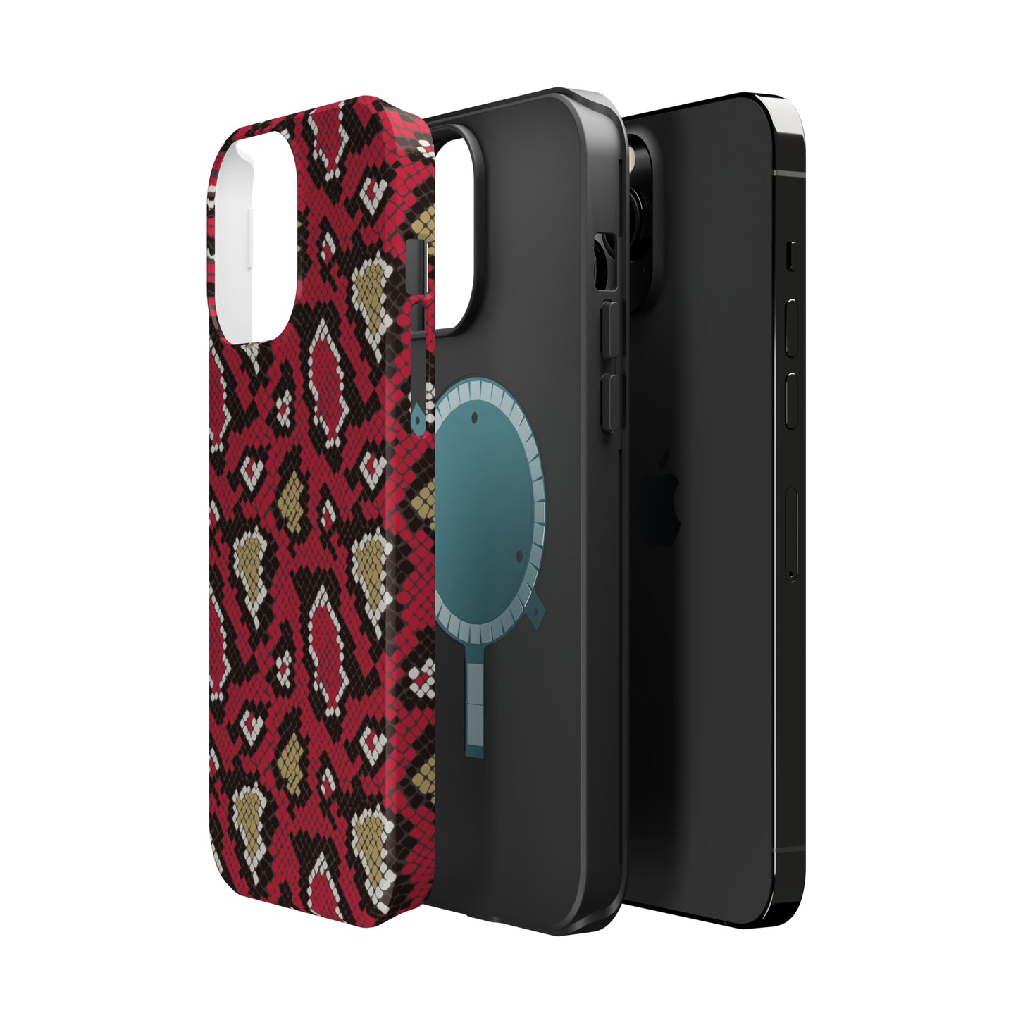 Red Snake Skin MagSafe Tough Case