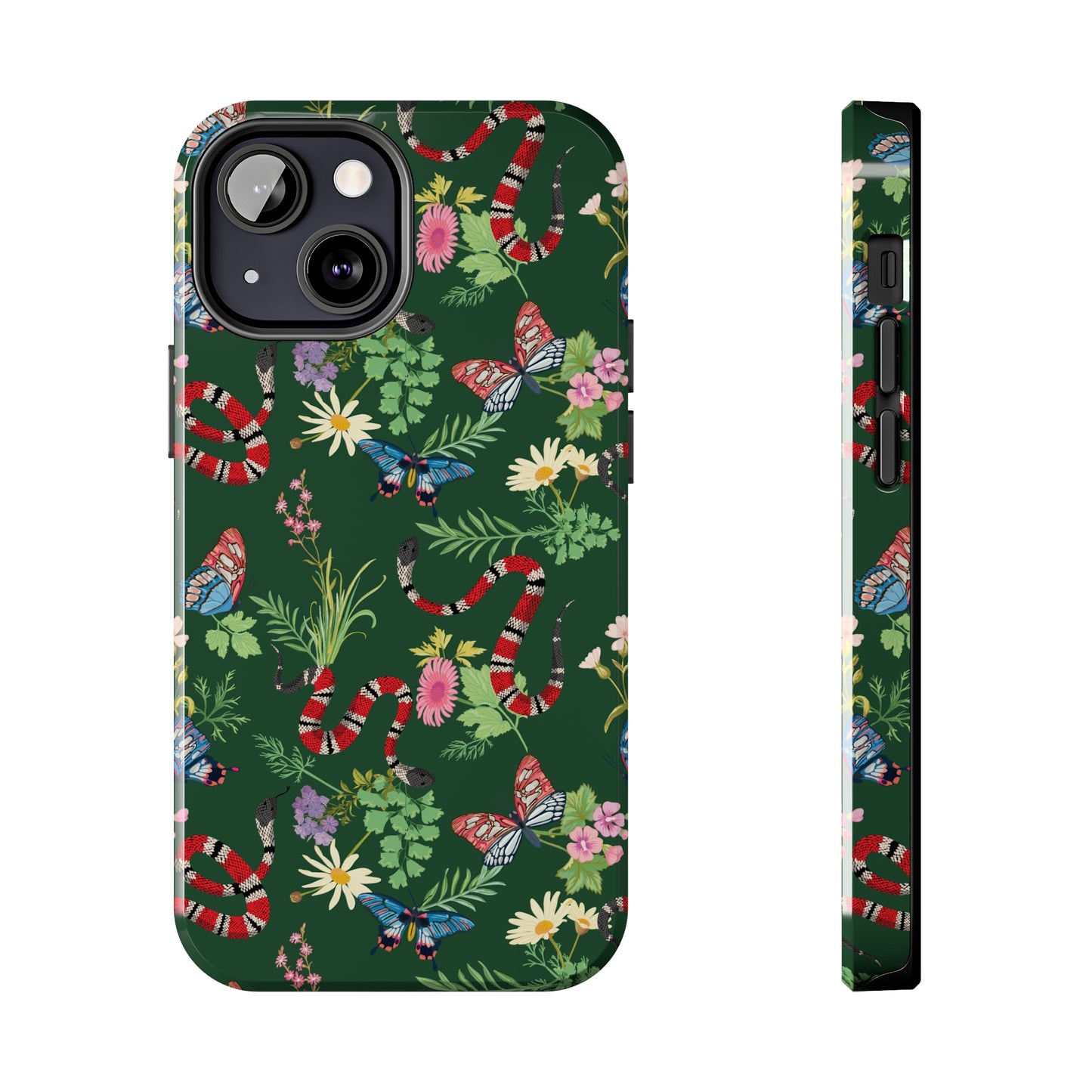 Tropical Chaos Pattern Tough iPhone Case