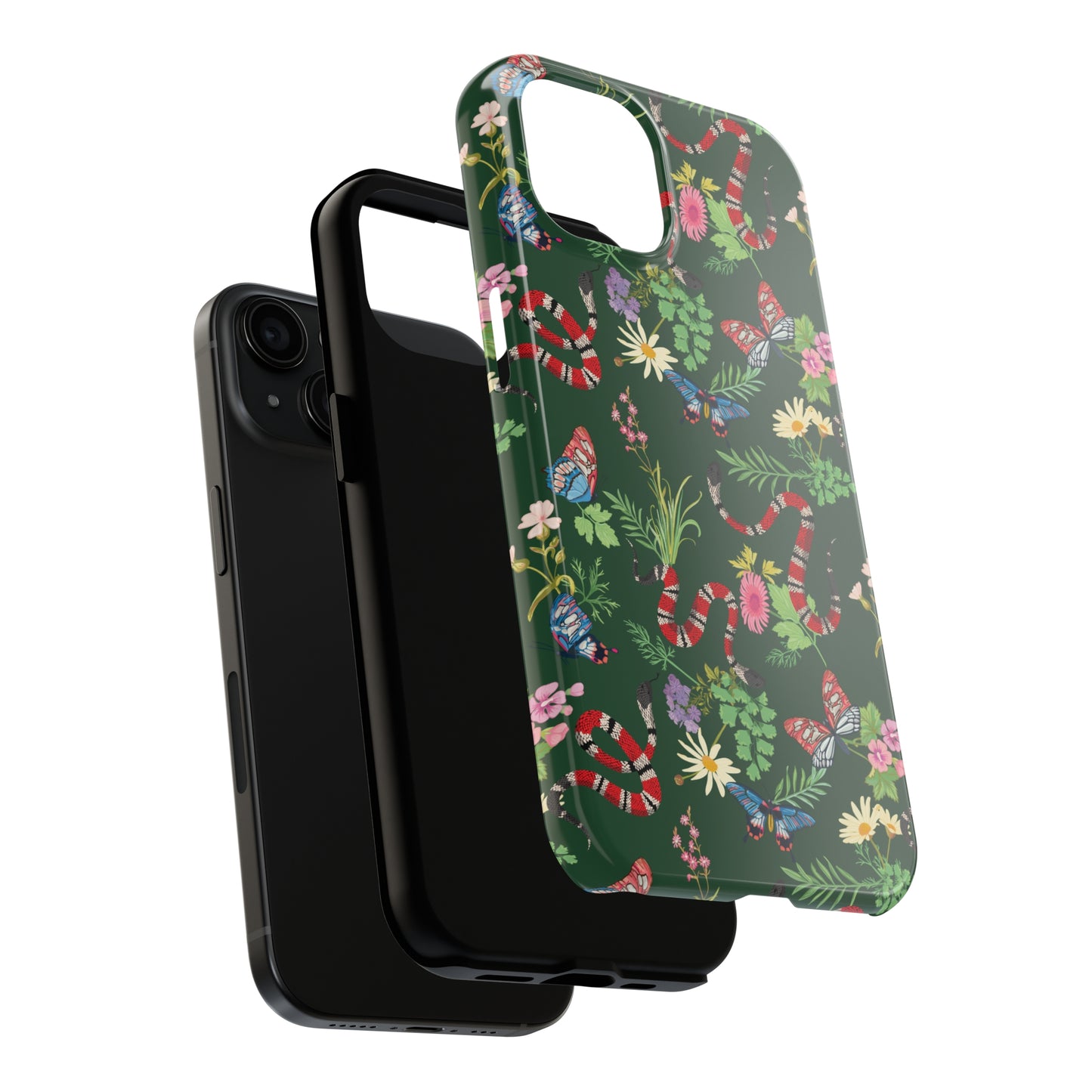 Tropical Chaos Pattern Tough iPhone Case