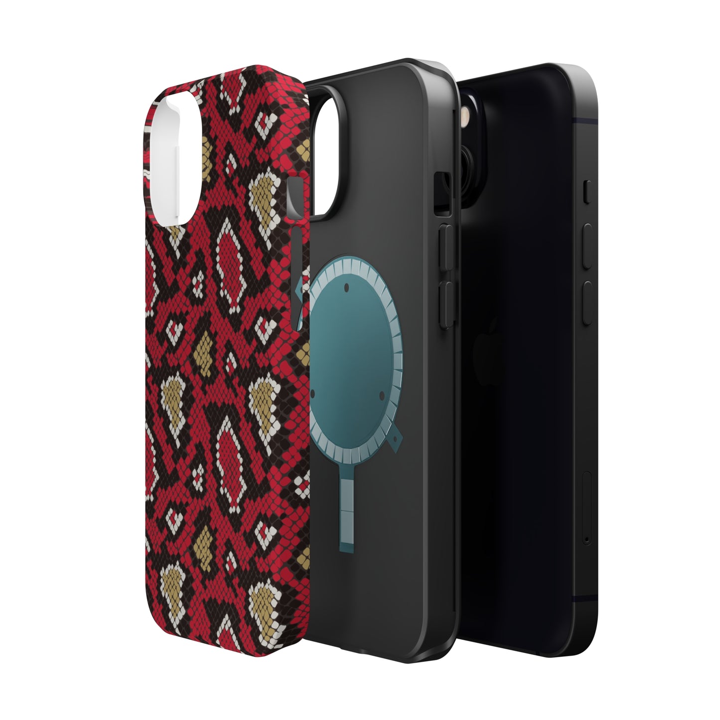 Red Snake Skin MagSafe Tough Case