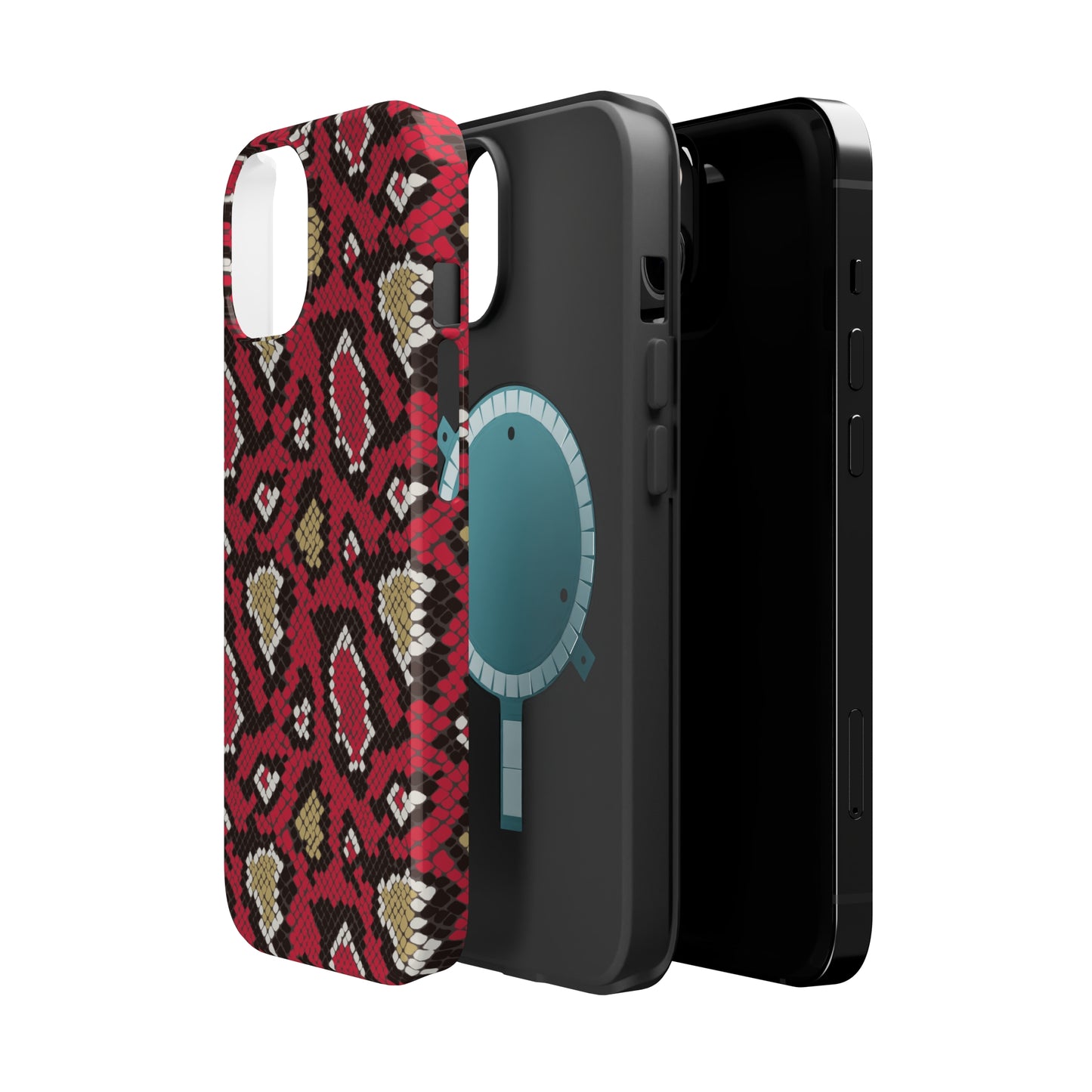 Red Snake Skin MagSafe Tough Case