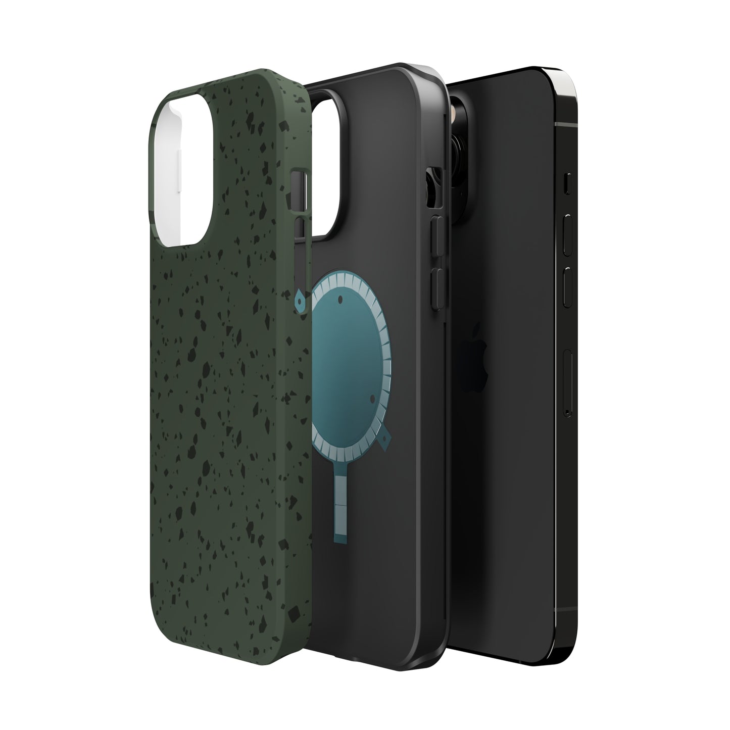 Olive Green Terrazzo MagSafe Tough Case